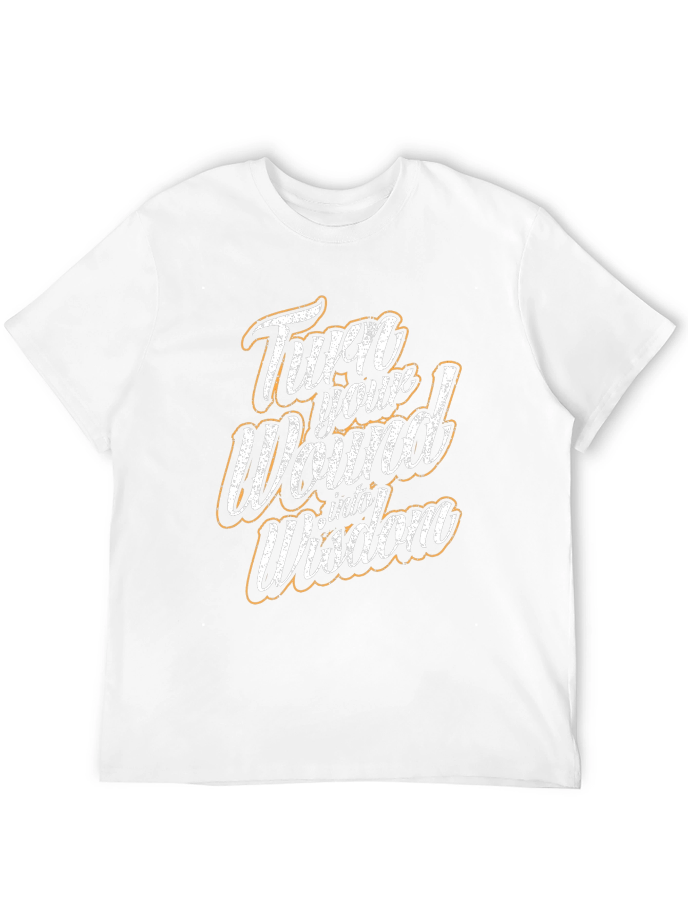 Turn Your Wound Into Wisdom Black Graphic Tee