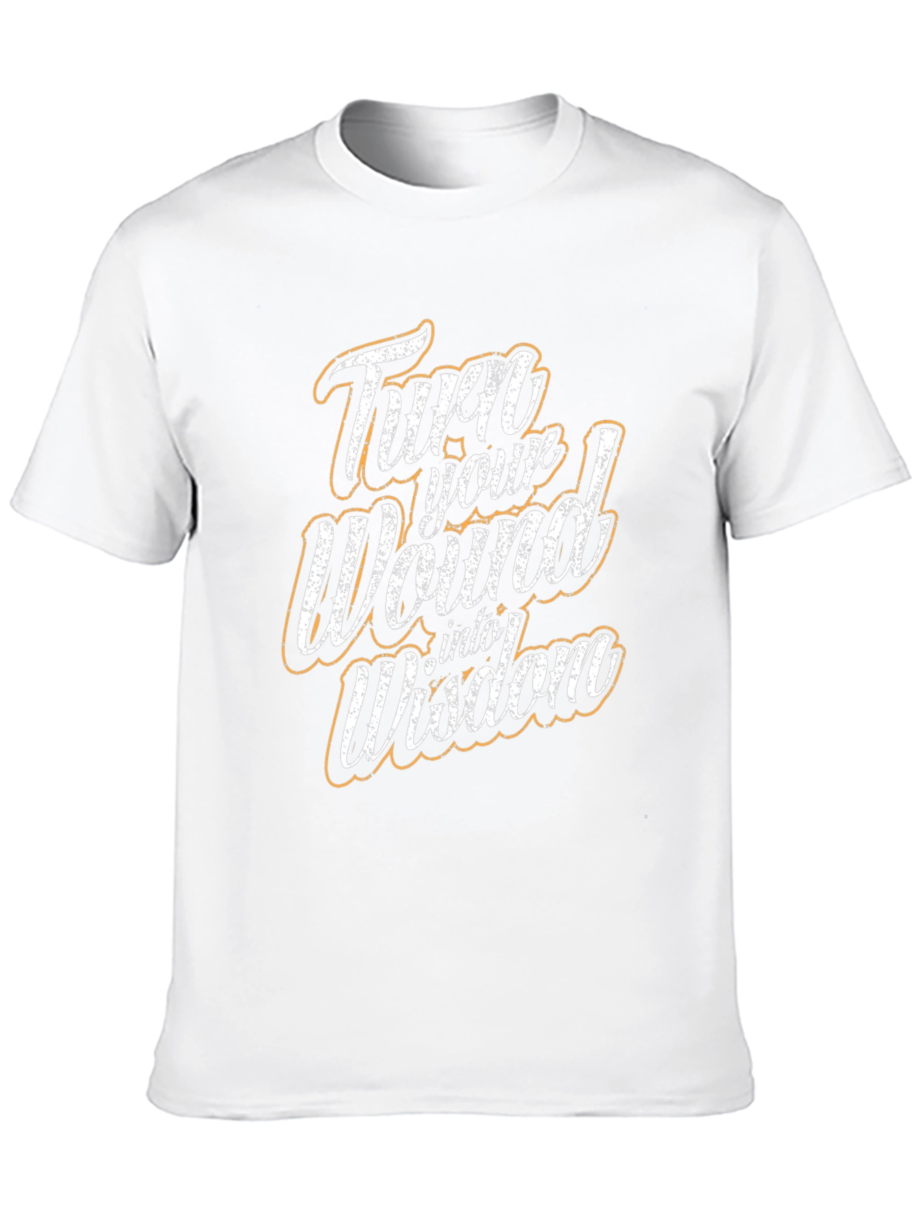 Turn Your Wound Into Wisdom Black Graphic Tee