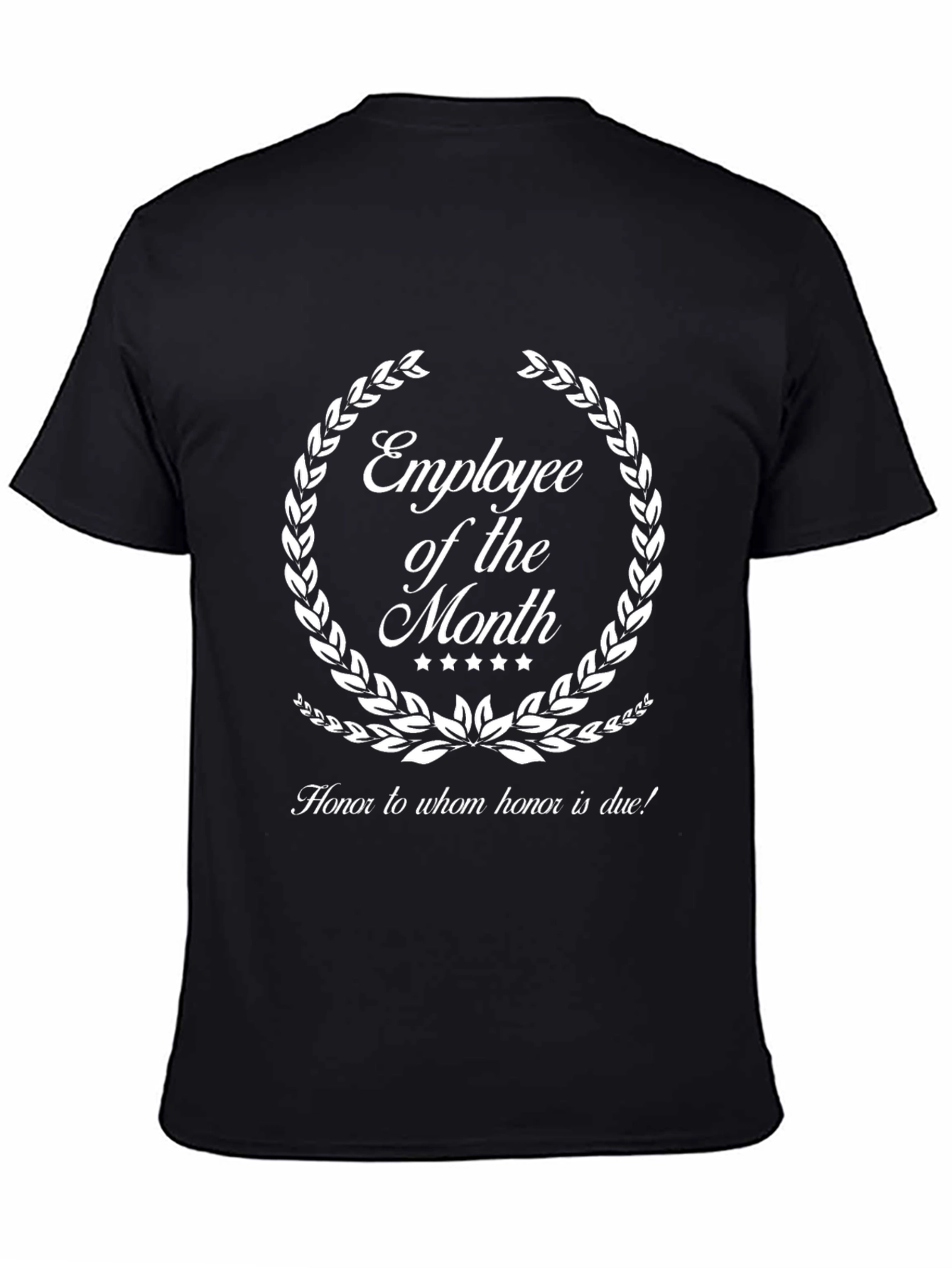 Employee of the Month Black Graphic Tee