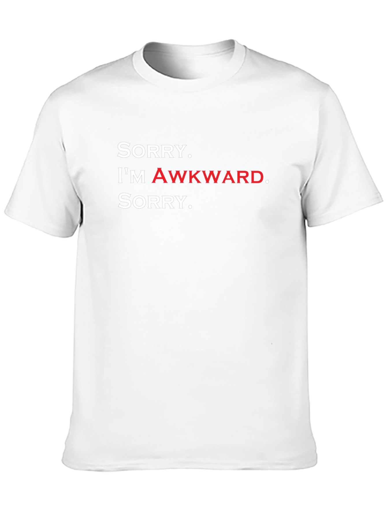 Sorry Im Awkward Graphic Tee