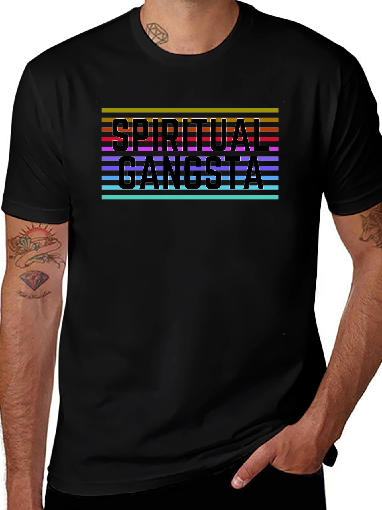 Spiritual Gangsta Graphic T-Shirt - Relaxed Fit