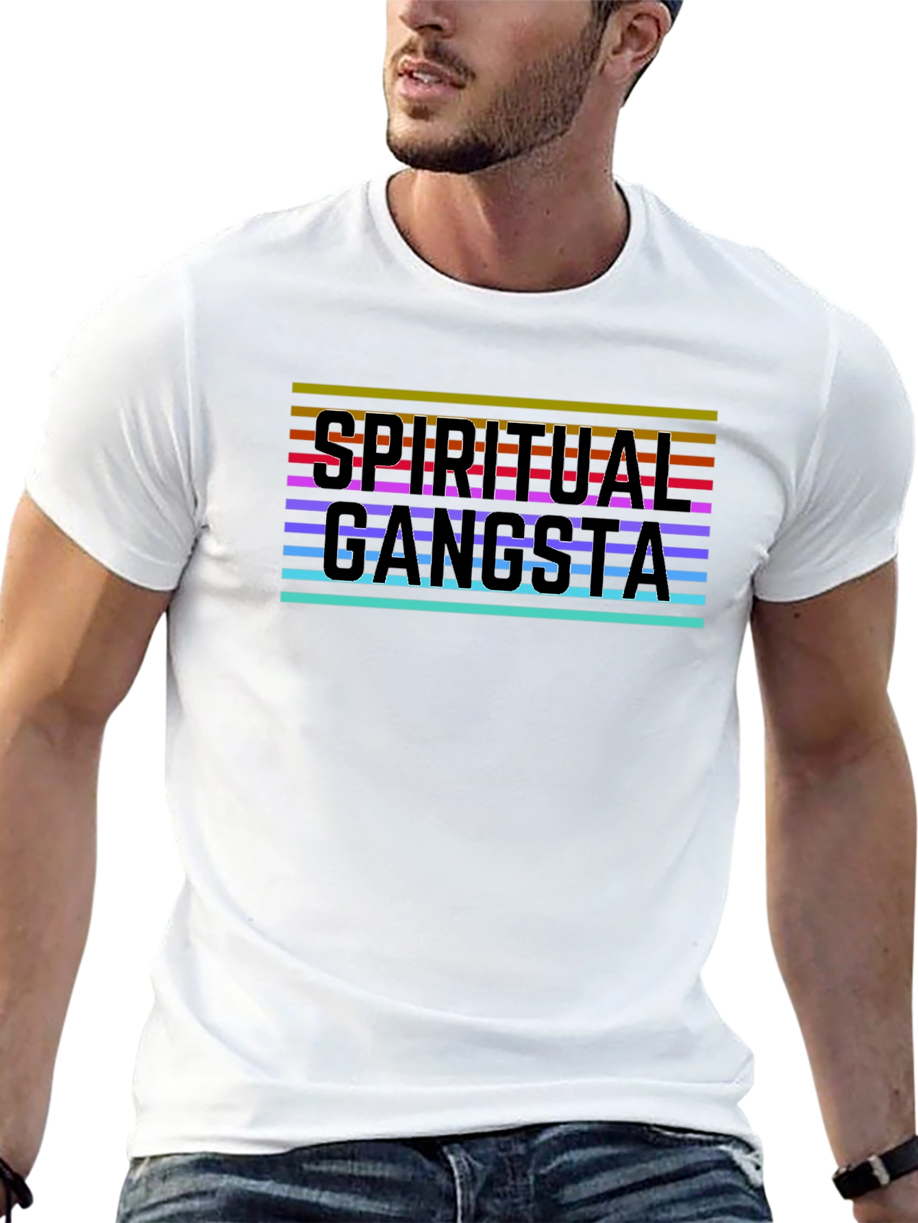 Spiritual Gangsta Graphic T-Shirt - Relaxed Fit