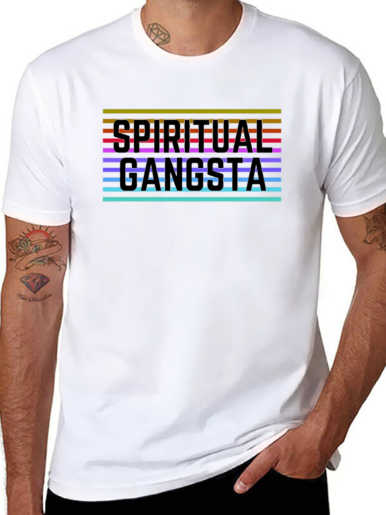 Spiritual Gangsta Graphic T-Shirt - Relaxed Fit