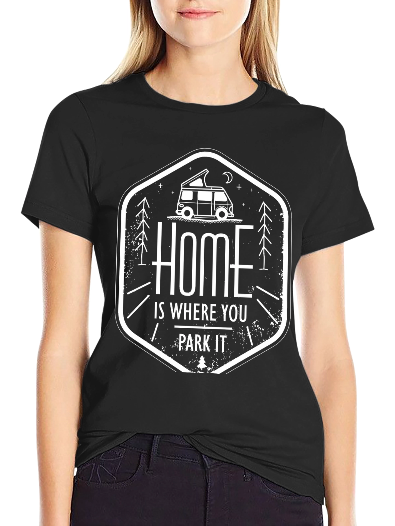 Home is Where You Park It Camping T-Shirt