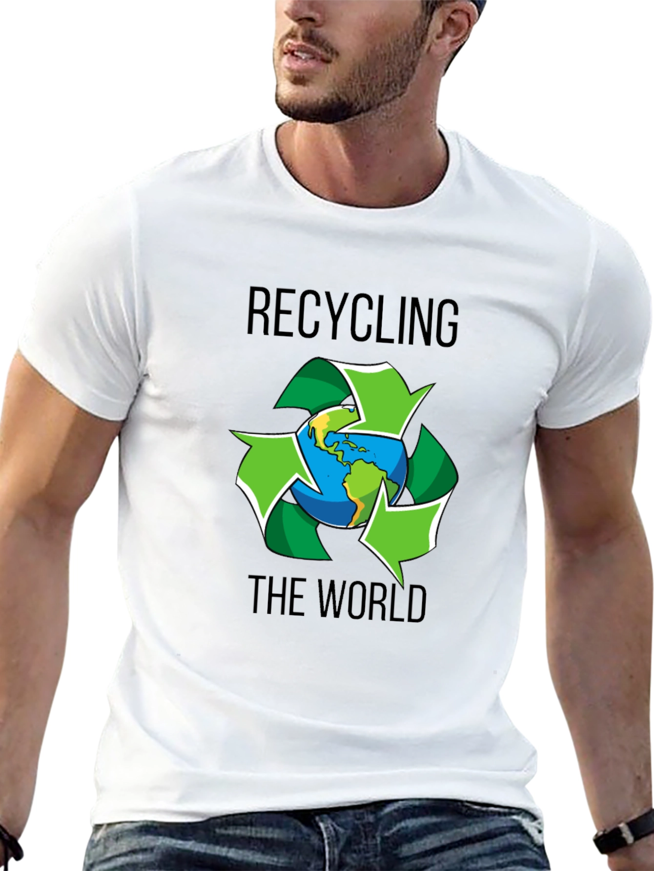 Recycling The World Graphic T-Shirt