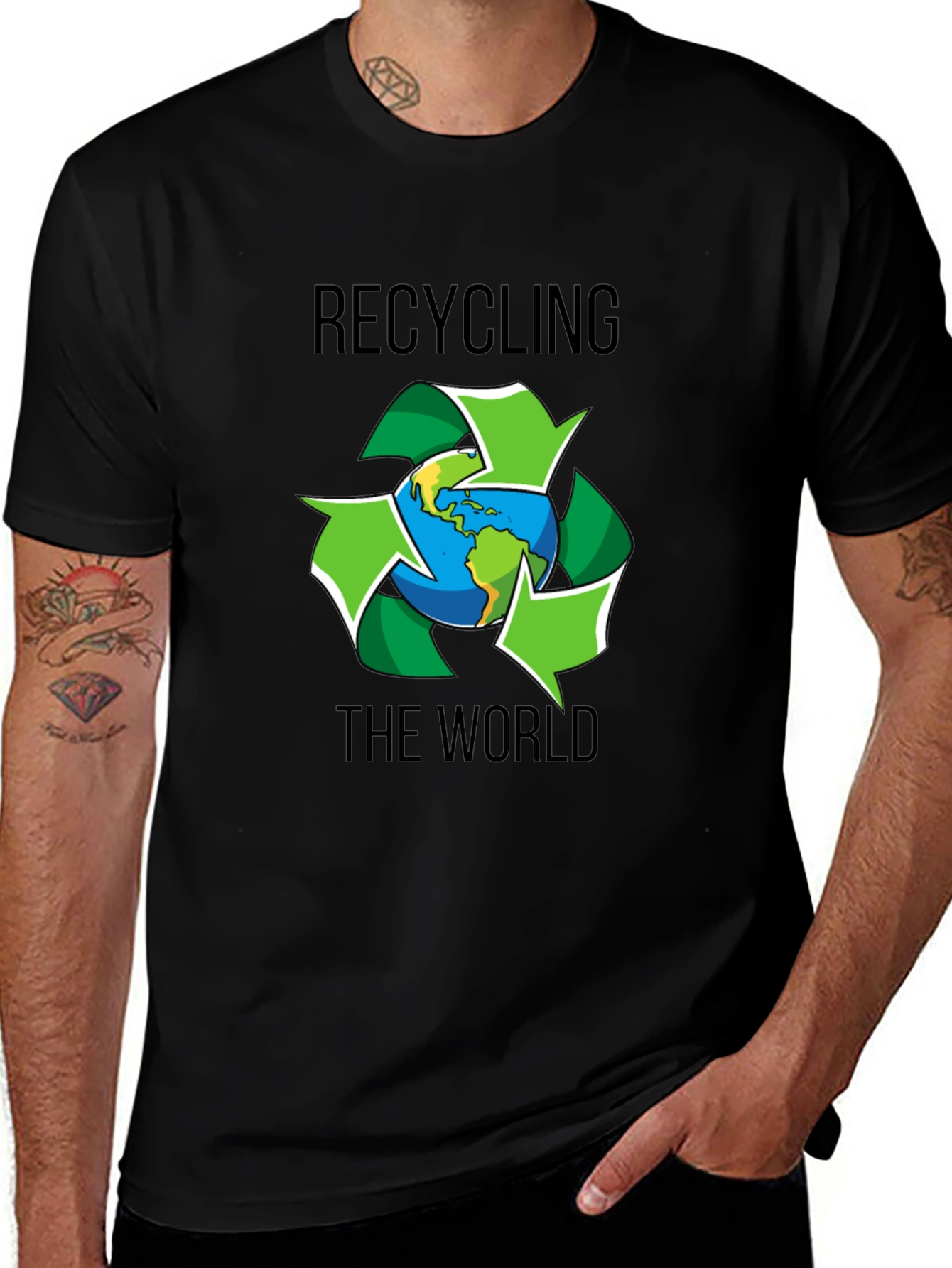 Recycling The World Graphic T-Shirt