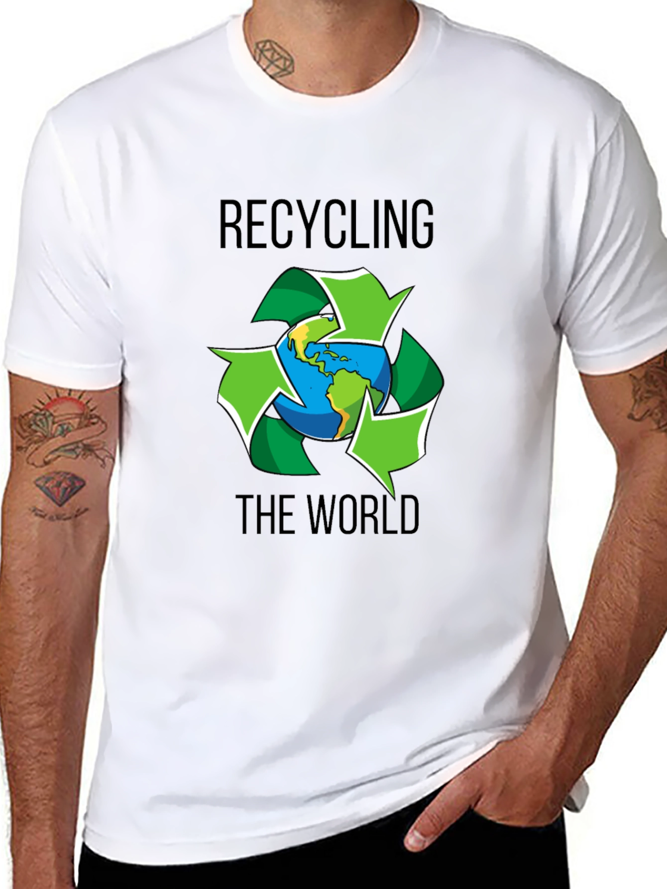 Recycling The World Graphic T-Shirt