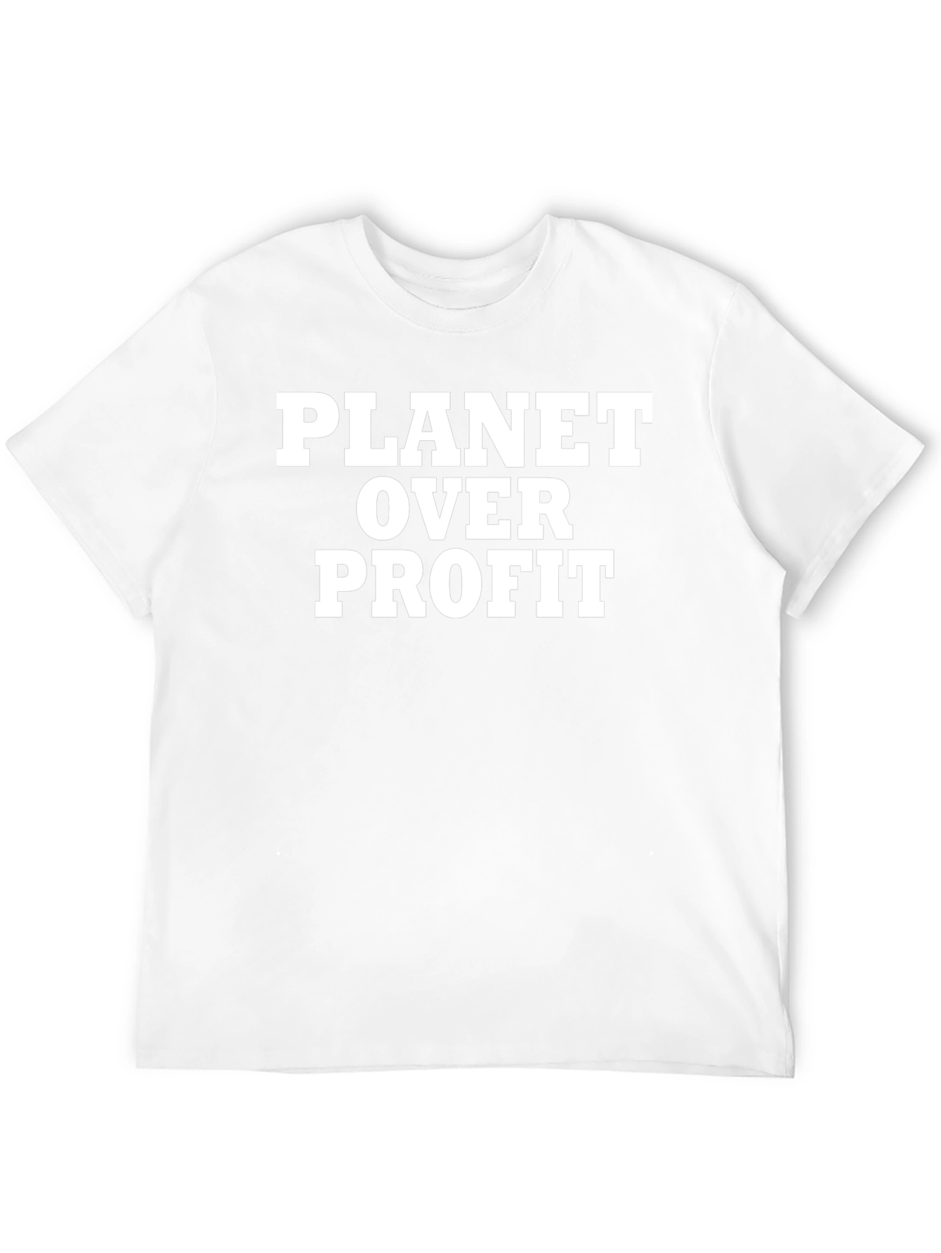 Planet Over Profit Tee - Black Activist T-Shirt
