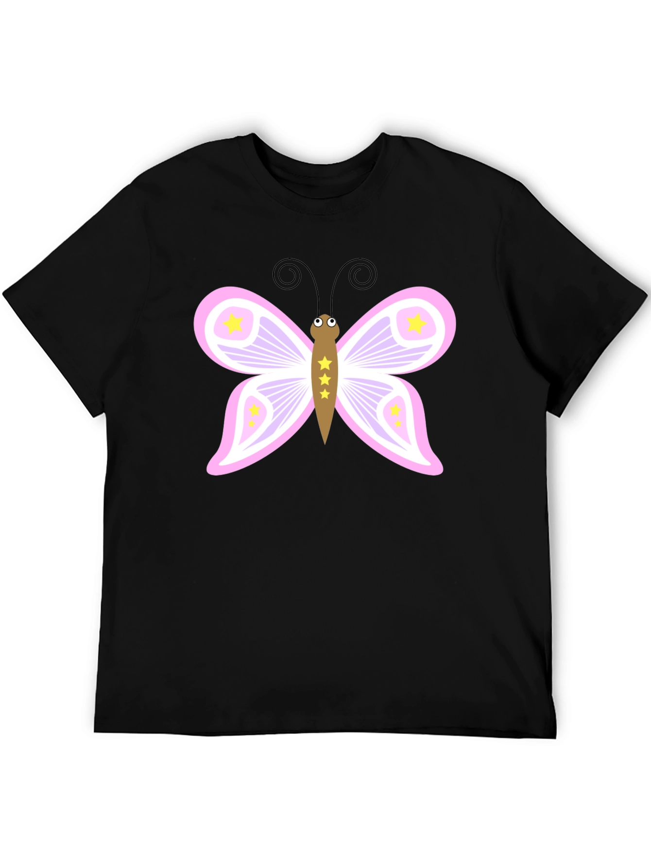 Butterfly Graphic Black Tee