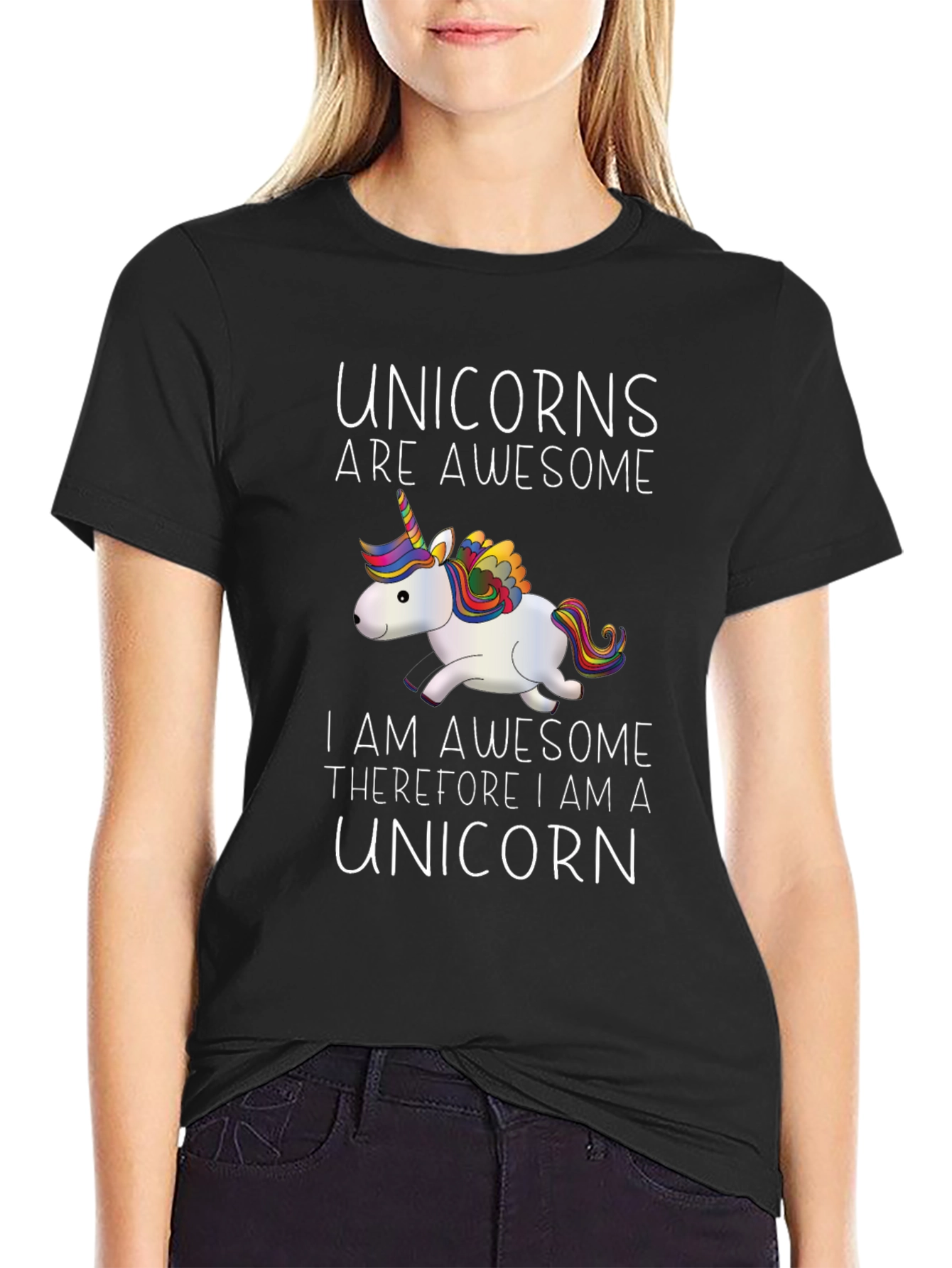 Unicorns Are Awesome Graphic T-Shirt