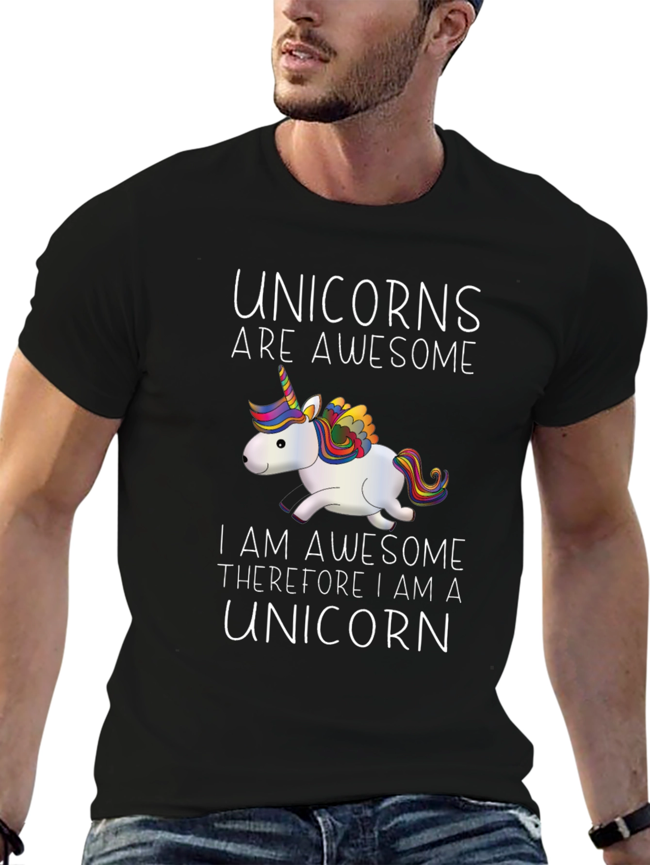 Unicorns Are Awesome Graphic T-Shirt