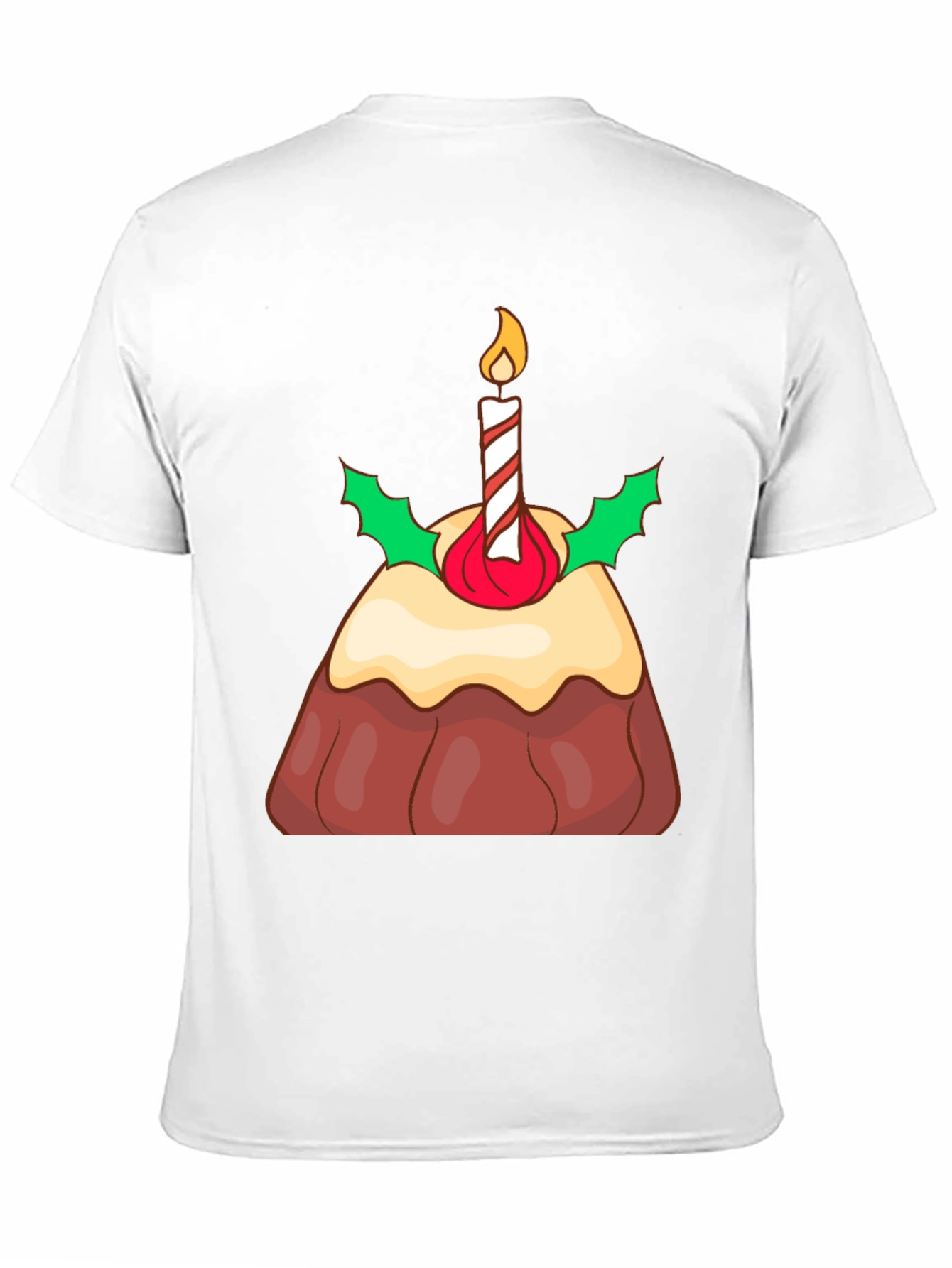 Festive Christmas Pudding Graphic T-Shirt