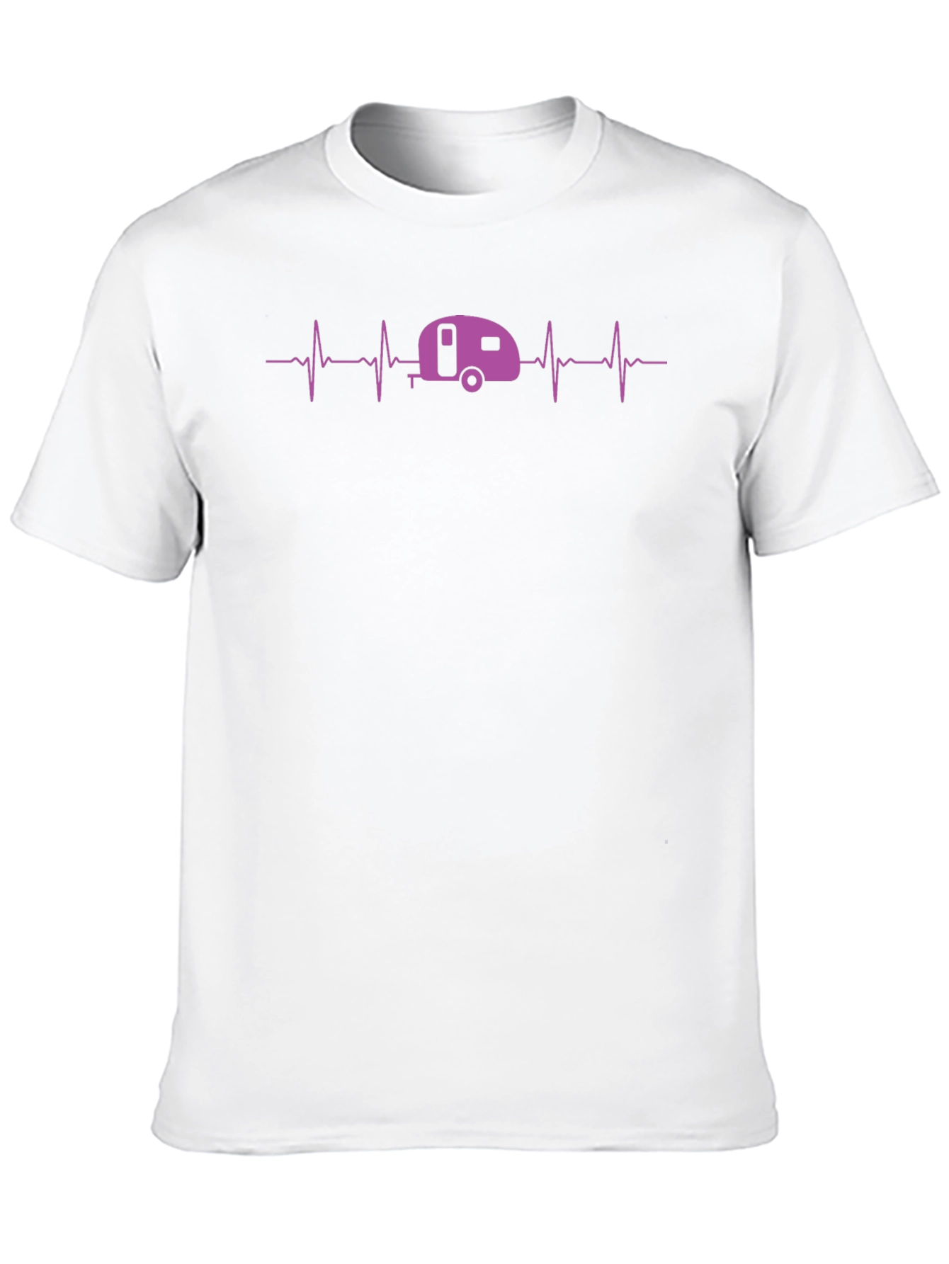 Camper Heartbeat T-Shirt - Camping Lover Tee