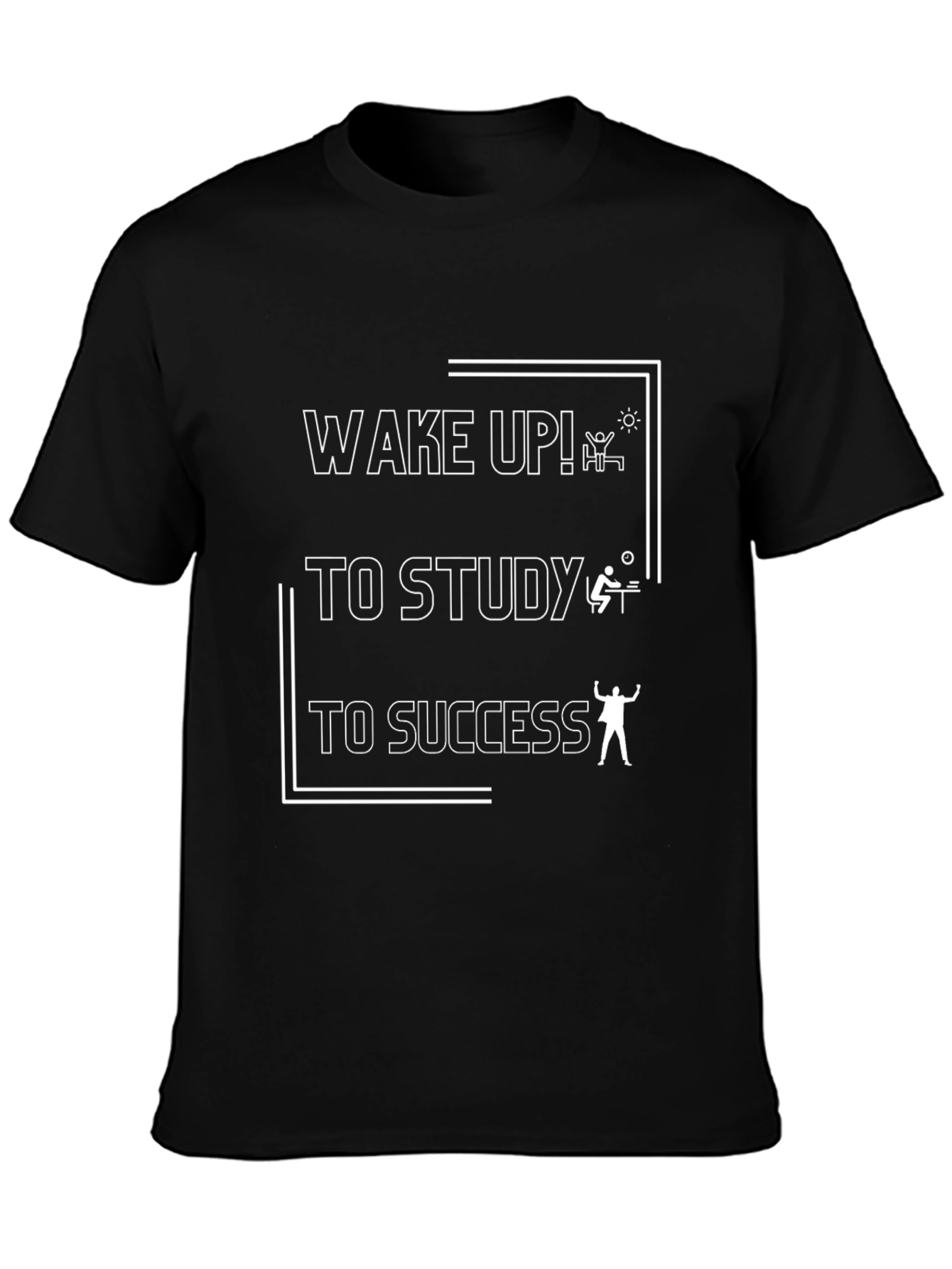 Study For Success Black T-Shirt