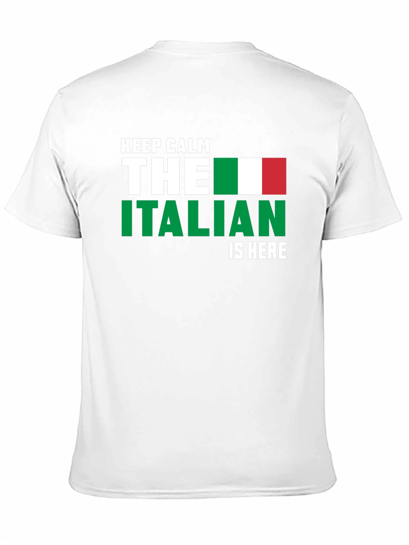 Keep Calm Italian Is Here Graphic T-Shirt