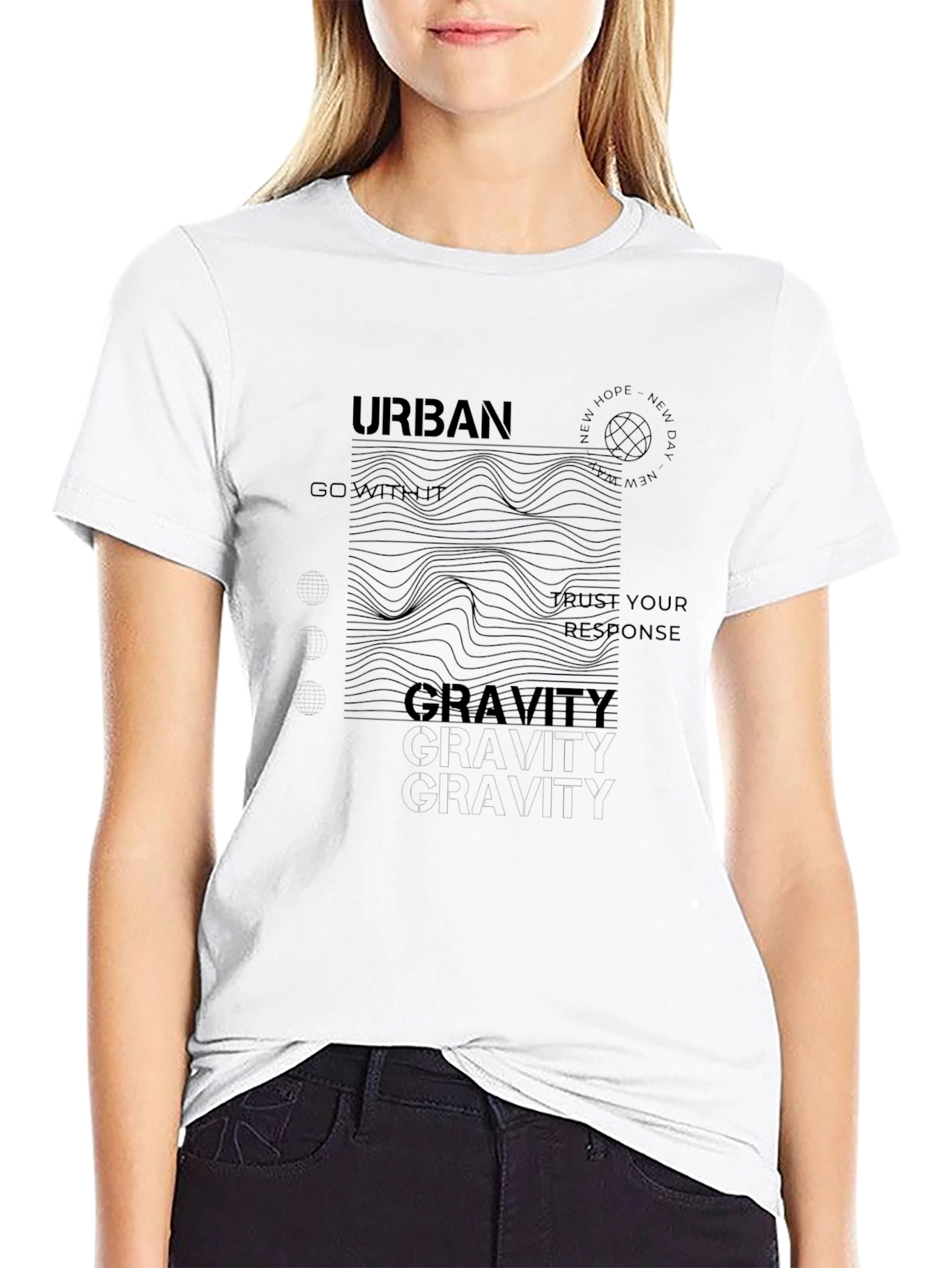Urban Gravity Graphic Print T-Shirt