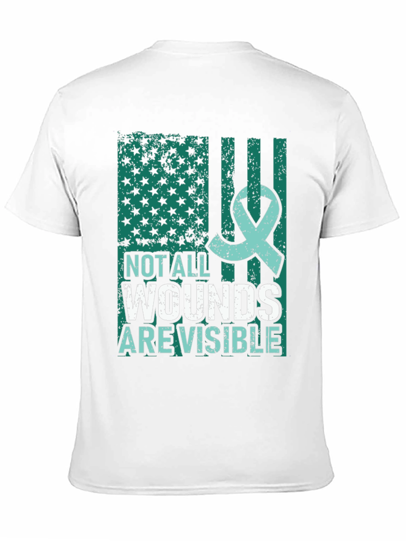 Not All Wounds Are Visible Mental Health Awareness T-Shirt
