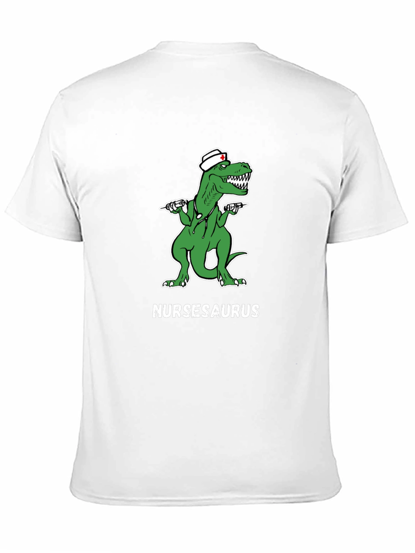 Nursasaurus T-Shirt - Funny Nurse Dino Tee