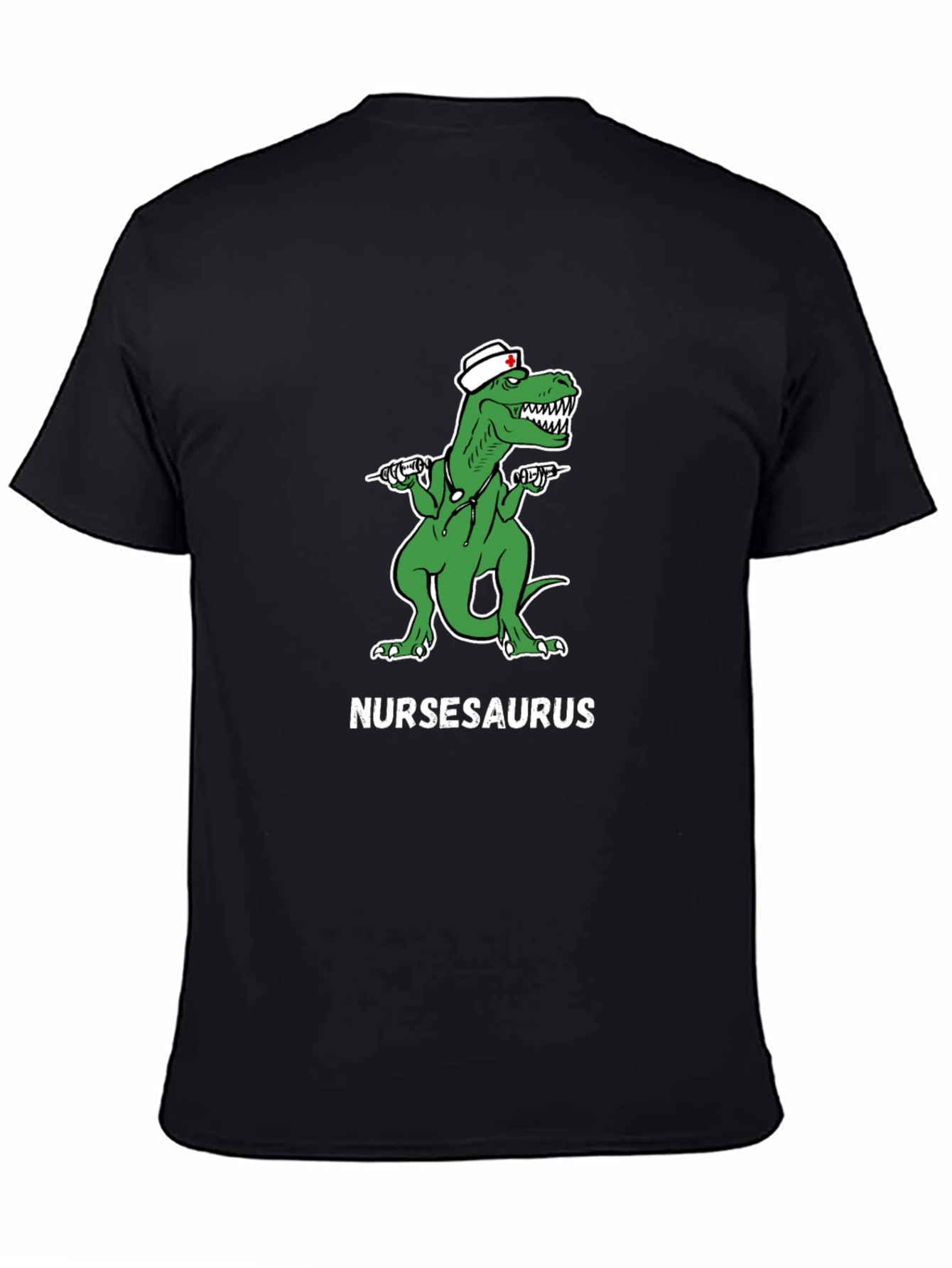 Nursasaurus T-Shirt - Funny Nurse Dino Tee