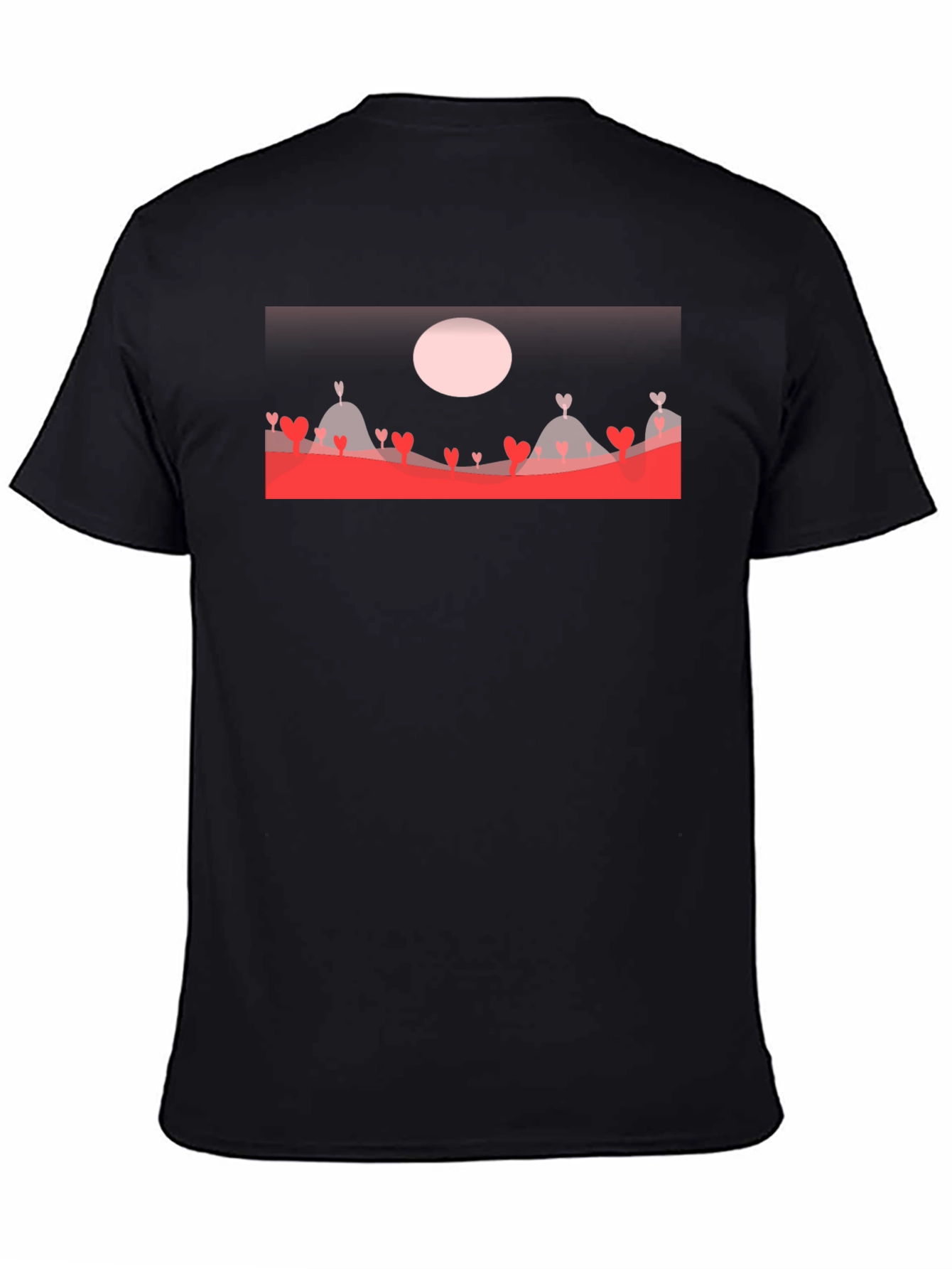Romantic Heart Landscape T-Shirt