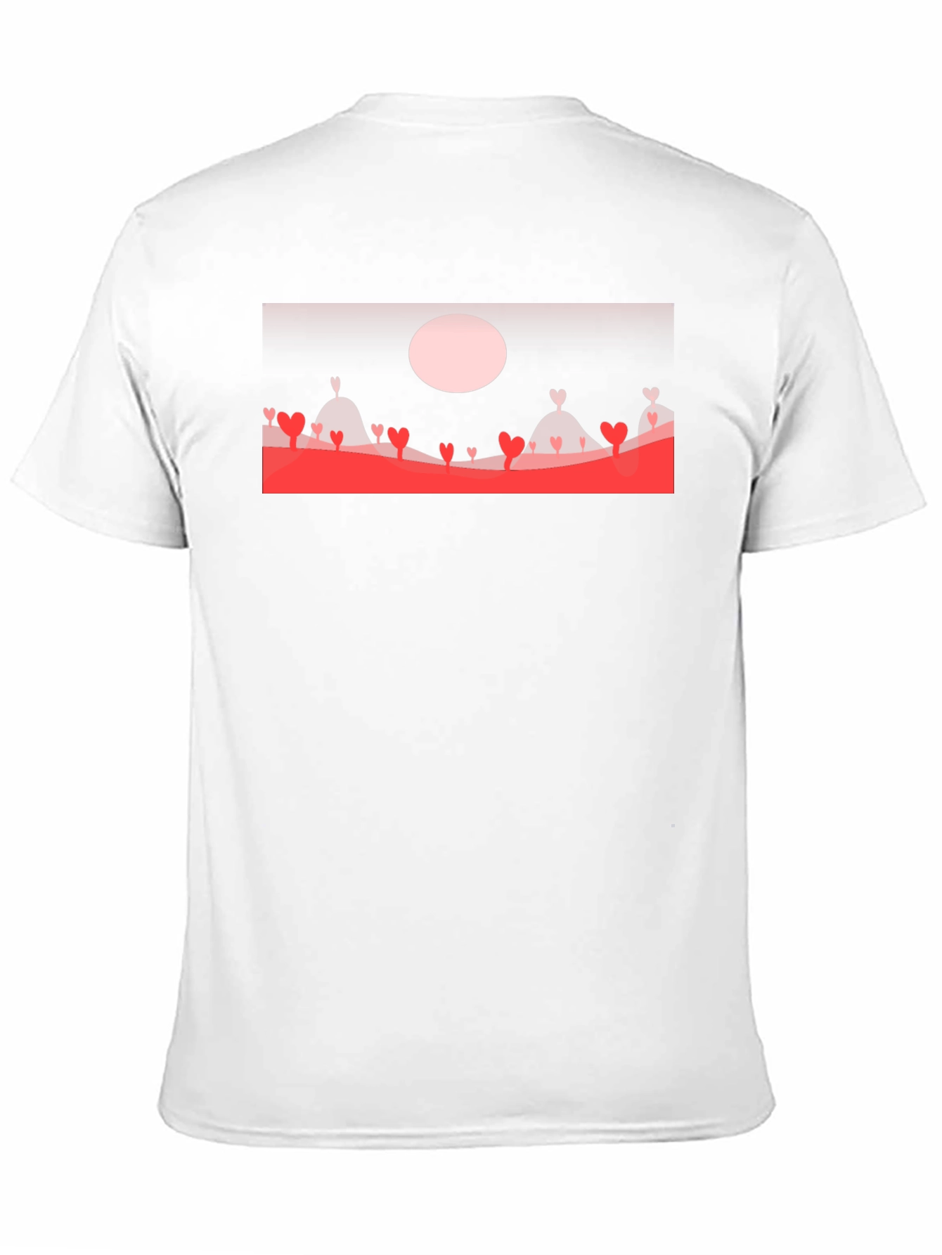 Romantic Heart Landscape T-Shirt