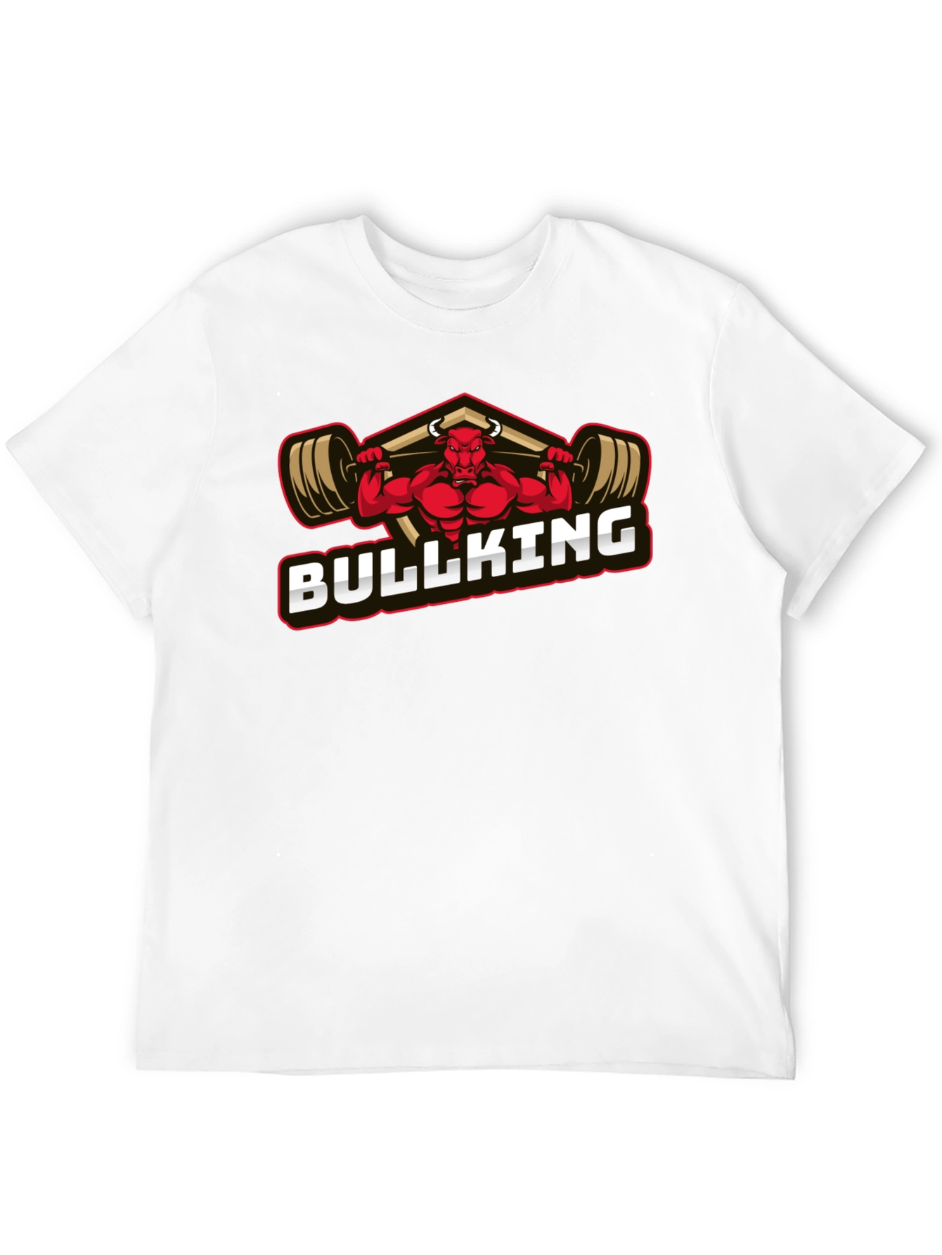 Bulking Bull Graphic Tee - Gym Beast Mode