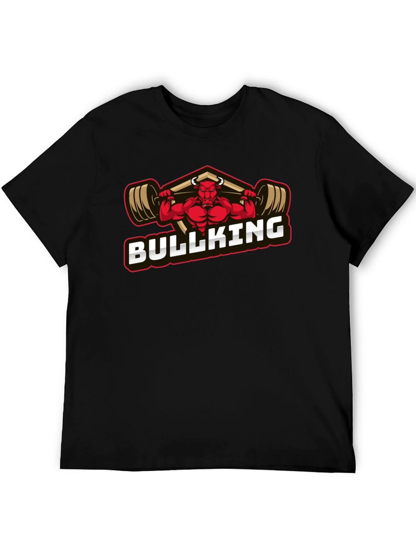 Bulking Bull Graphic Tee - Gym Beast Mode