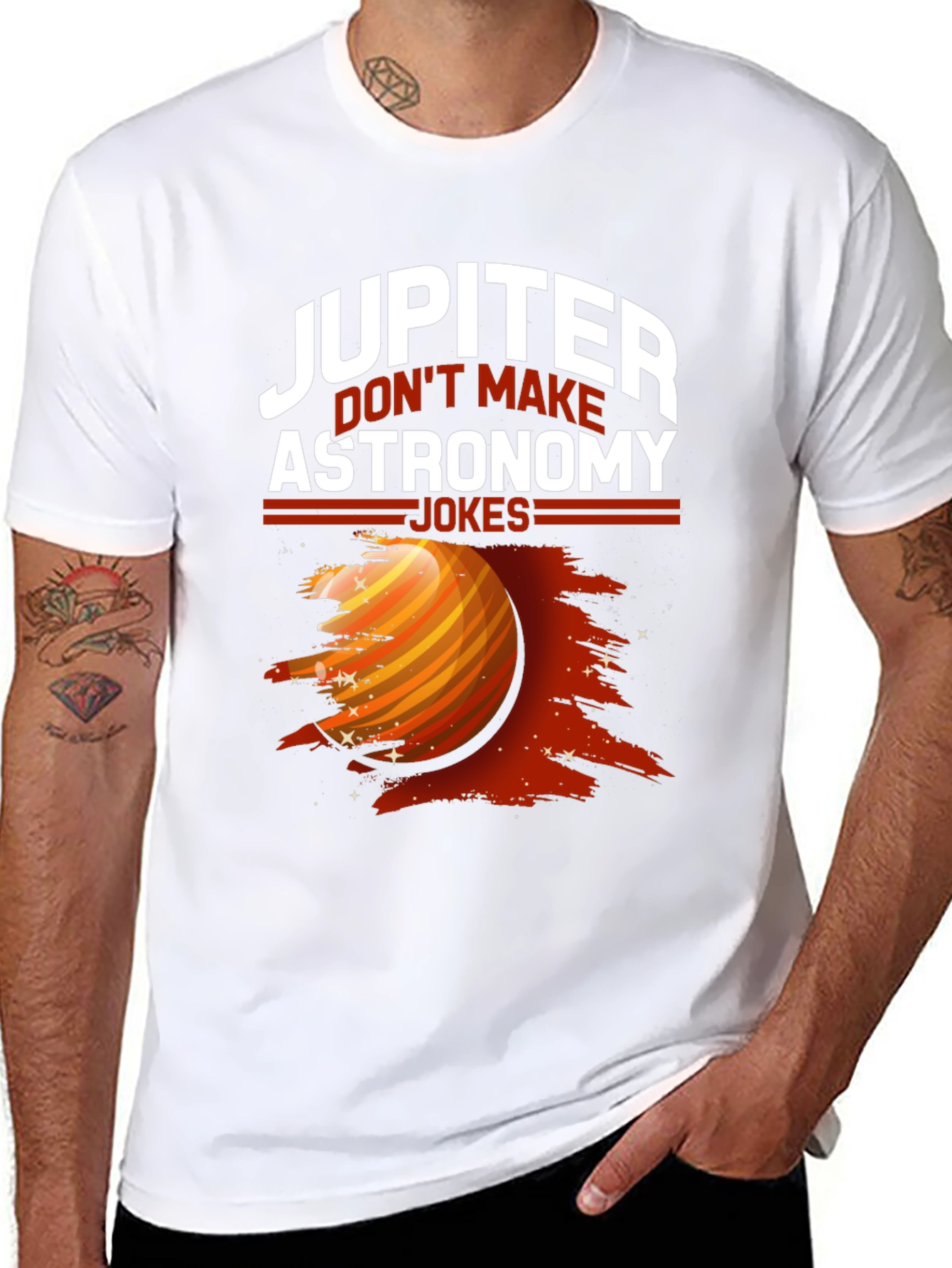 Jupiter Astronomy Jokes Graphic Tee