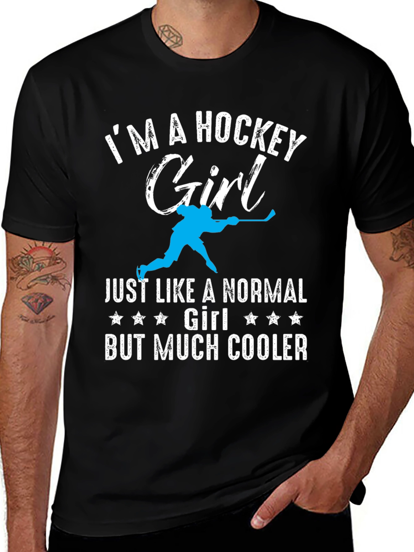 Hockey Girl T-Shirt - Cool & Unique