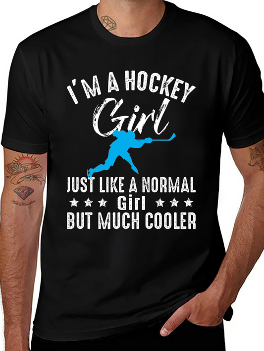 Hockey Girl T-Shirt - Cool & Unique