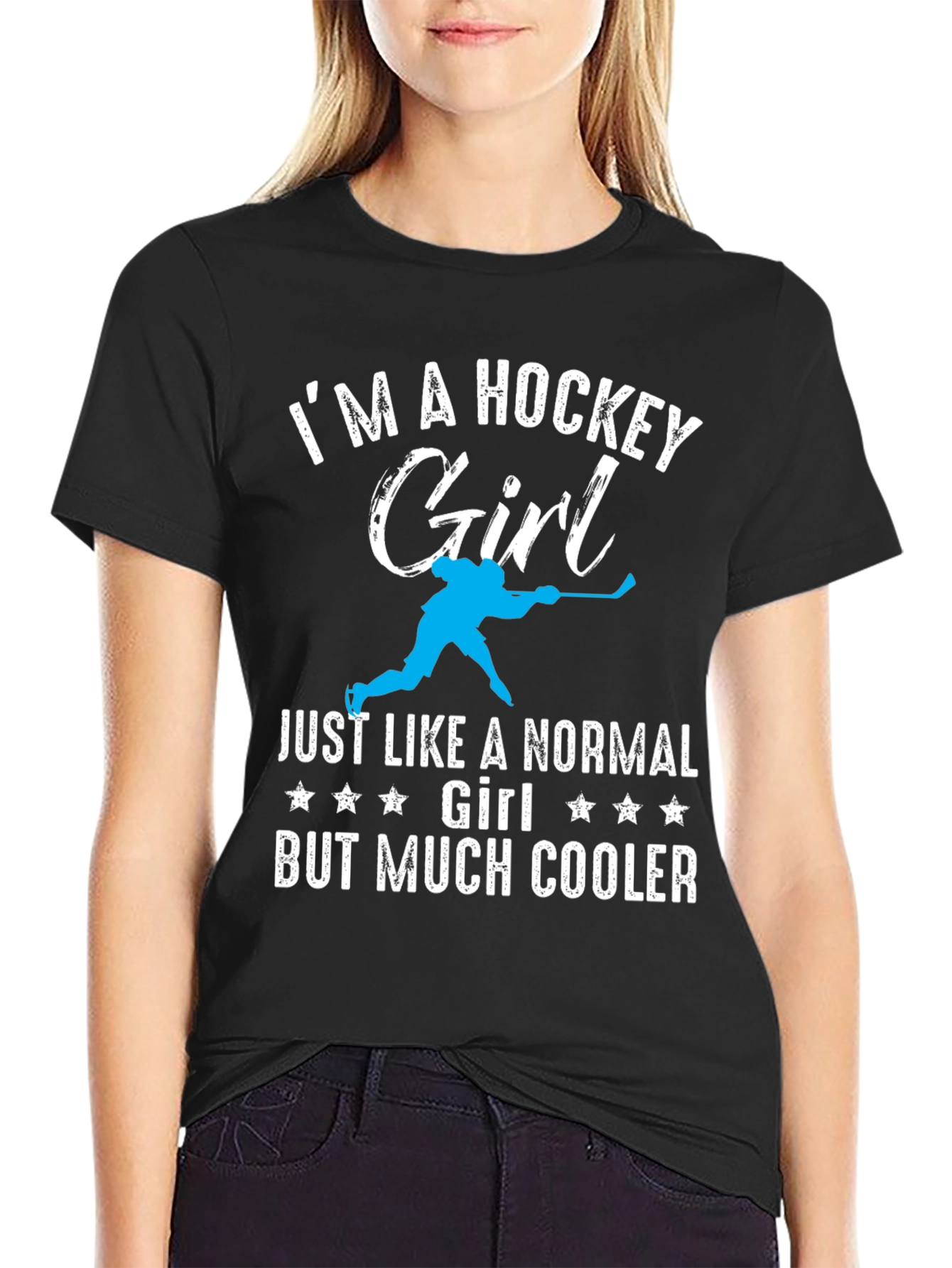 Hockey Girl T-Shirt - Cool & Unique