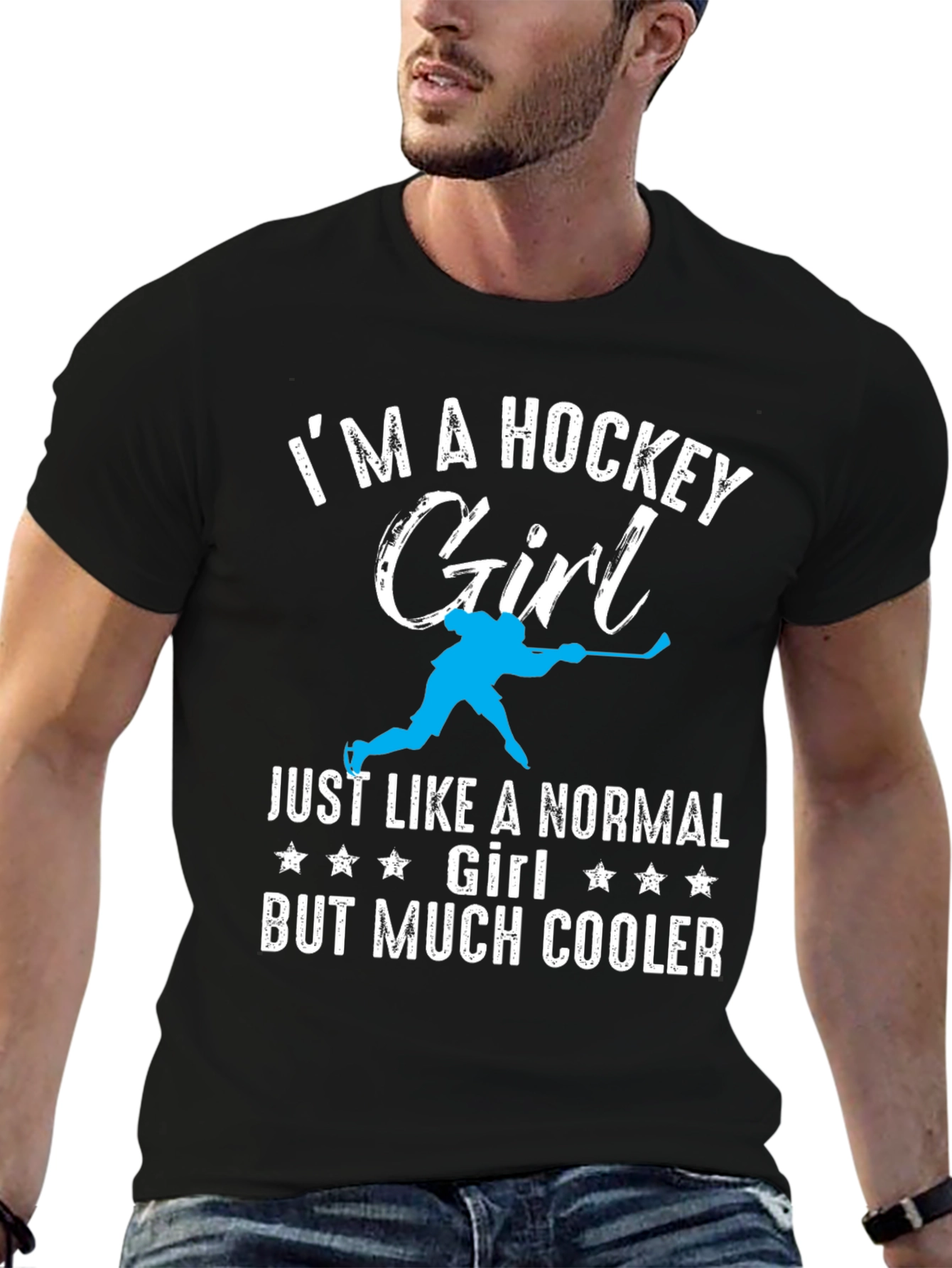 Hockey Girl T-Shirt - Cool & Unique