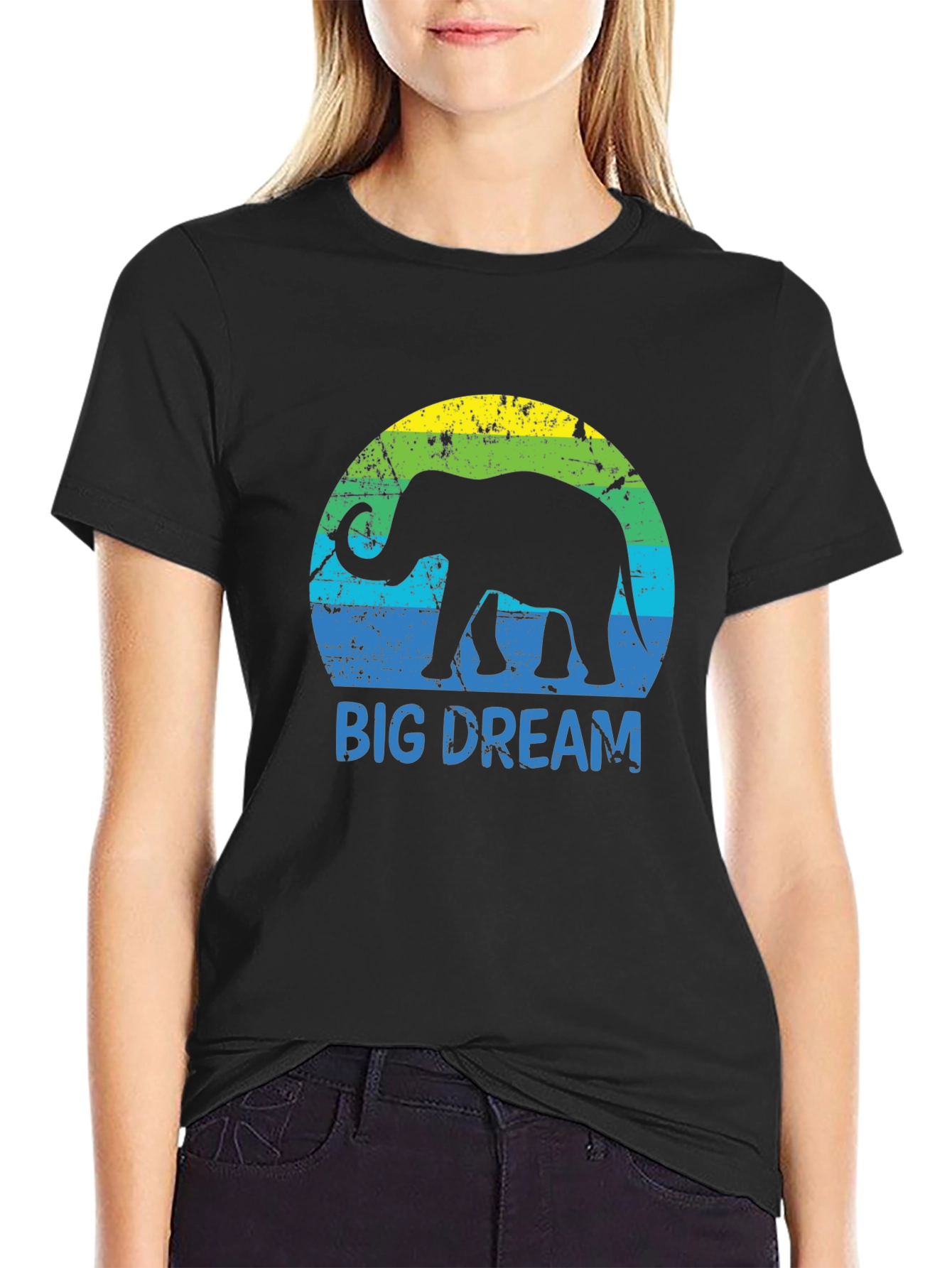 Big Dream Elephant Graphic Tee