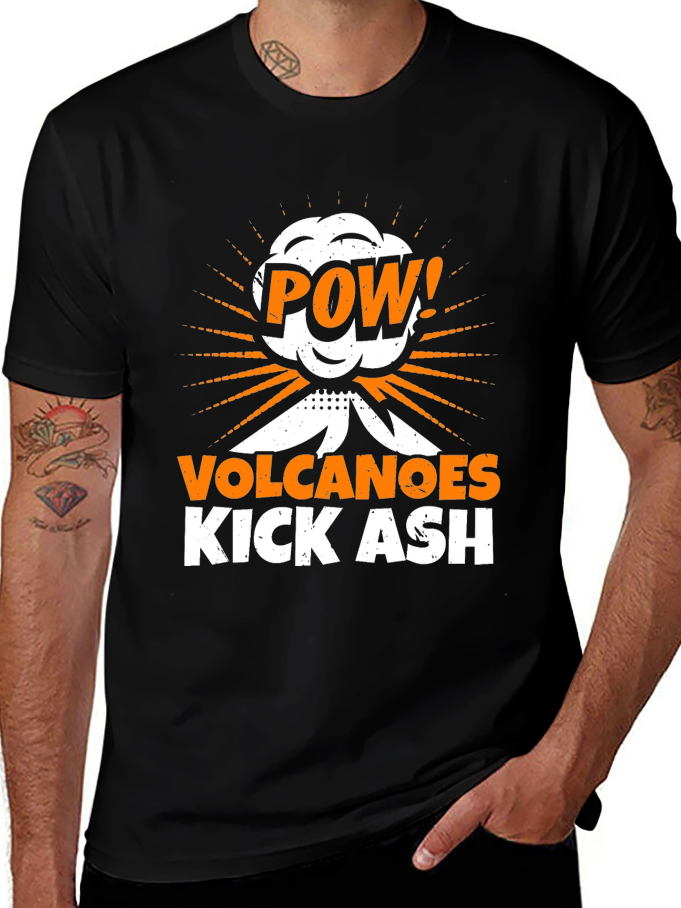 Volcanoes Kick Ash T-Shirt - POW!