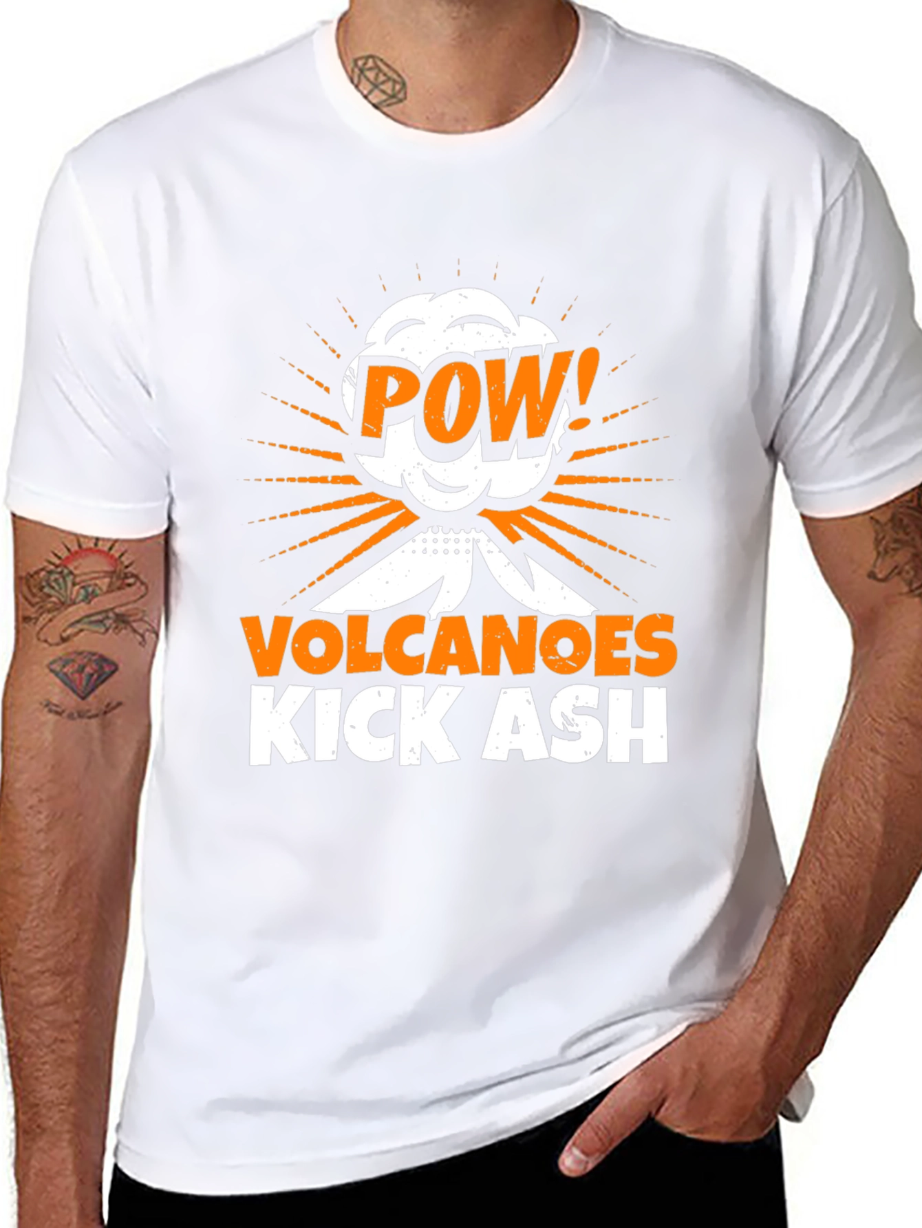 Volcanoes Kick Ash T-Shirt - POW!