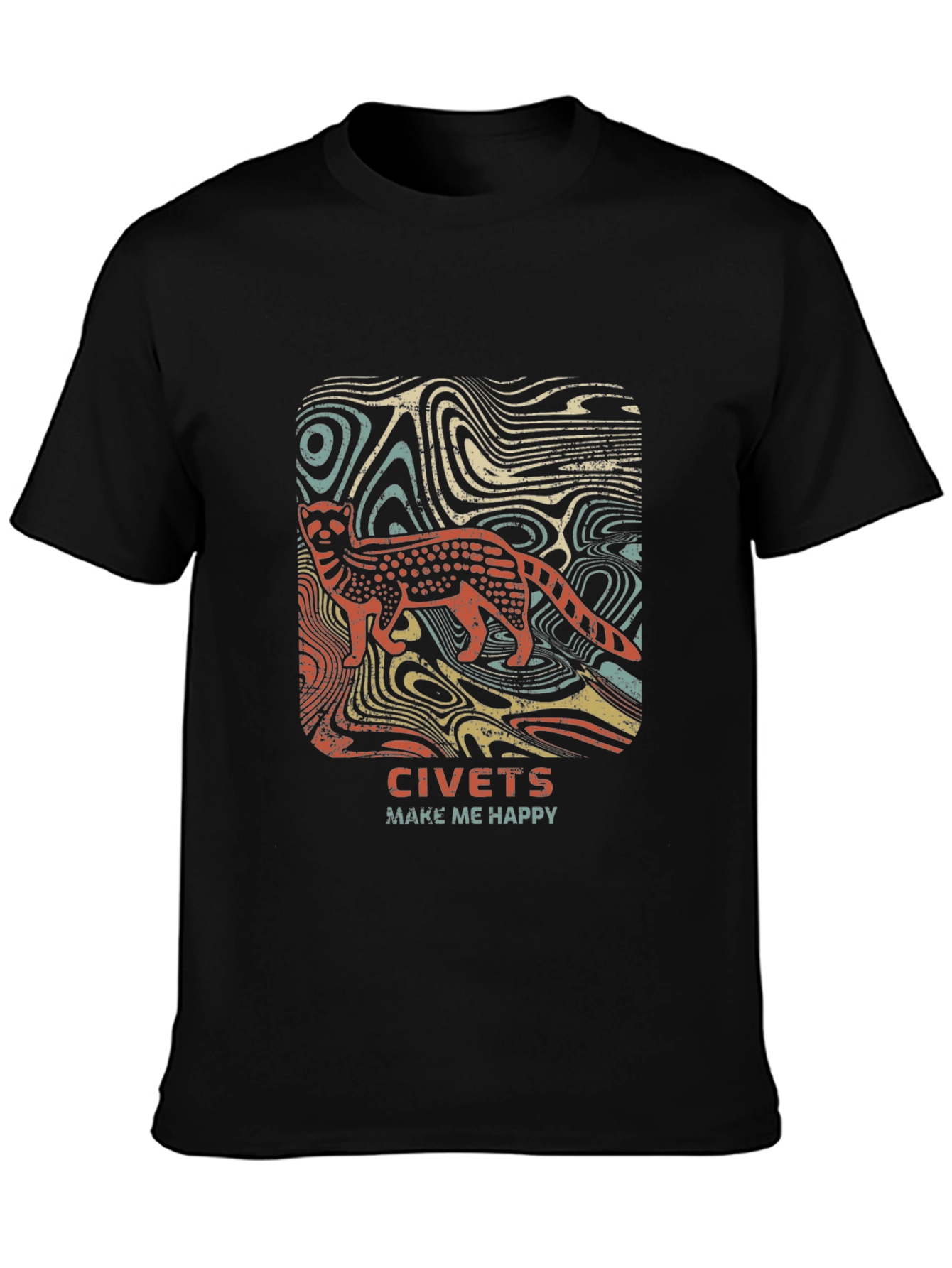 Civets Make Me Happy T-Shirt - Unique Design