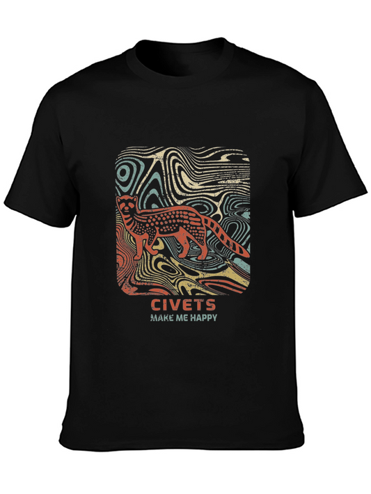 Civets Make Me Happy T-Shirt - Unique Design