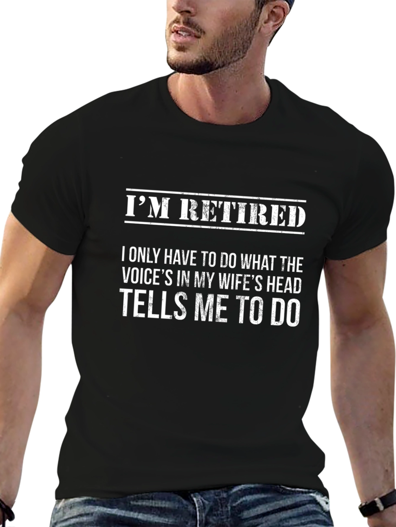 Retired Funny T-Shirt - Wifes Orders