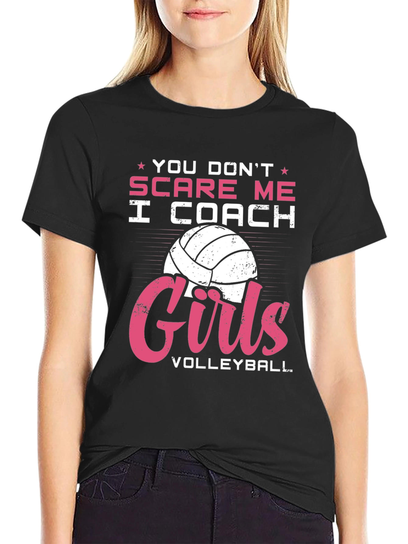 Volleyball Coach Graphic T-Shirt