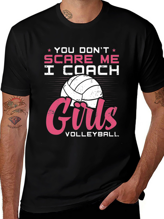 Volleyball Coach Graphic T-Shirt