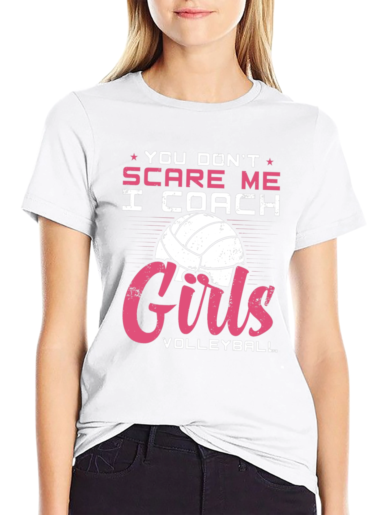 Volleyball Coach Graphic T-Shirt