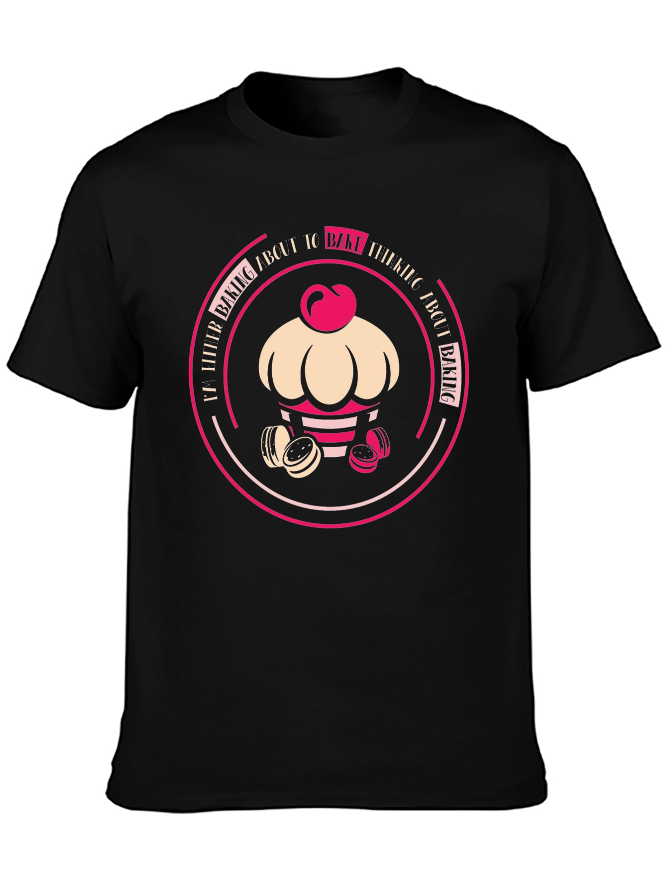 Baking Lovers Black T-Shirt