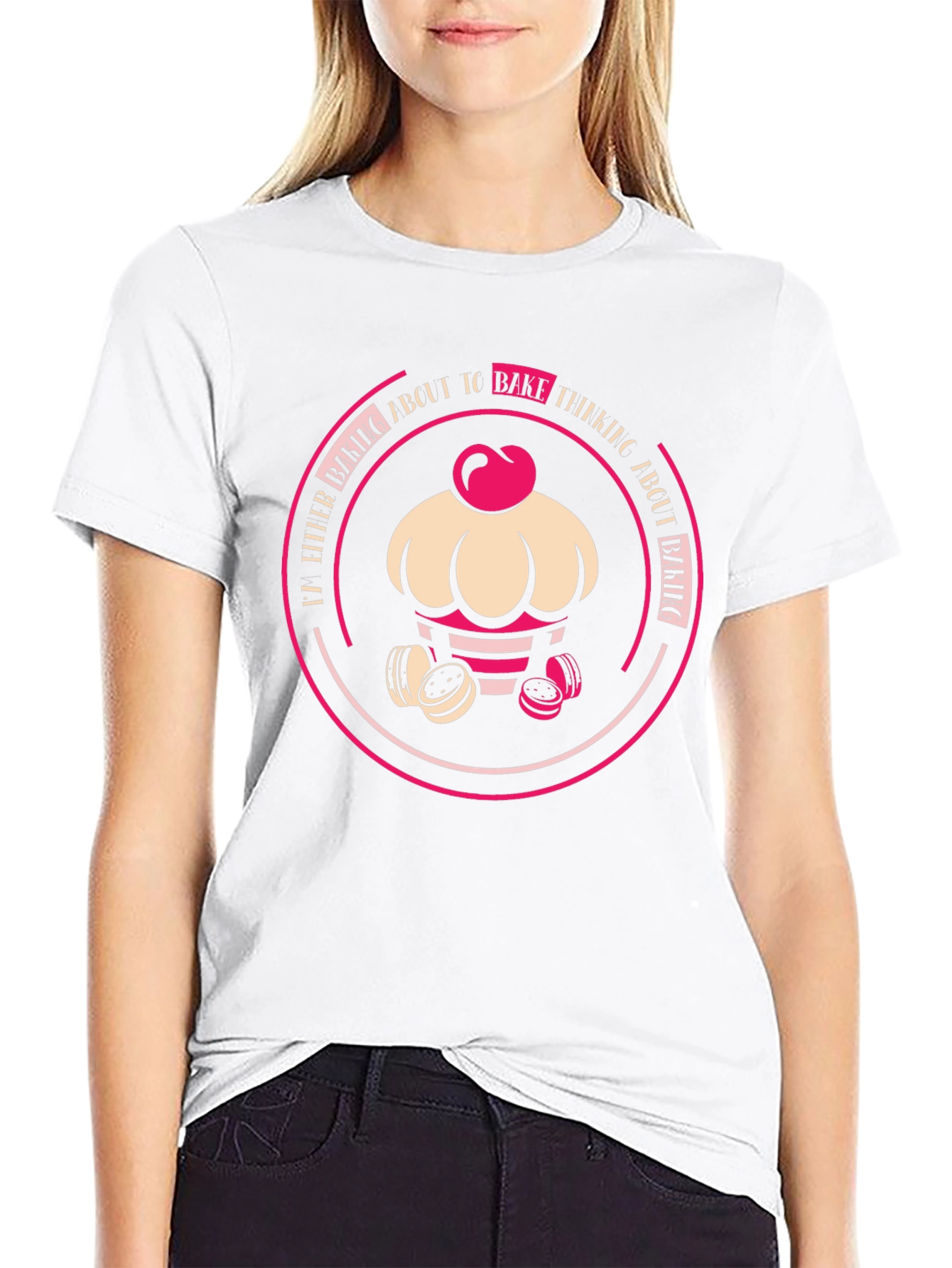Baking Lovers Black T-Shirt