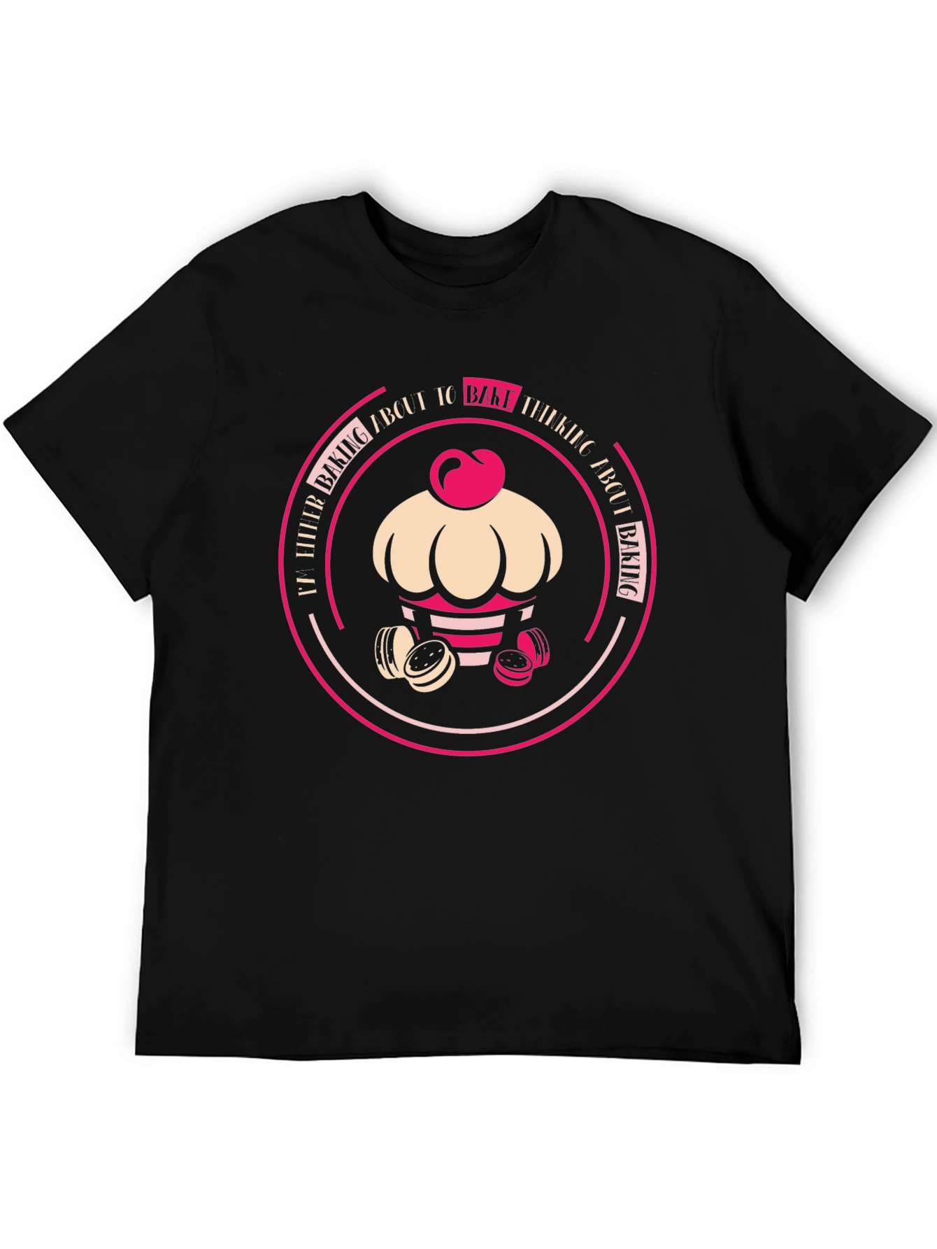 Baking Lovers Black T-Shirt
