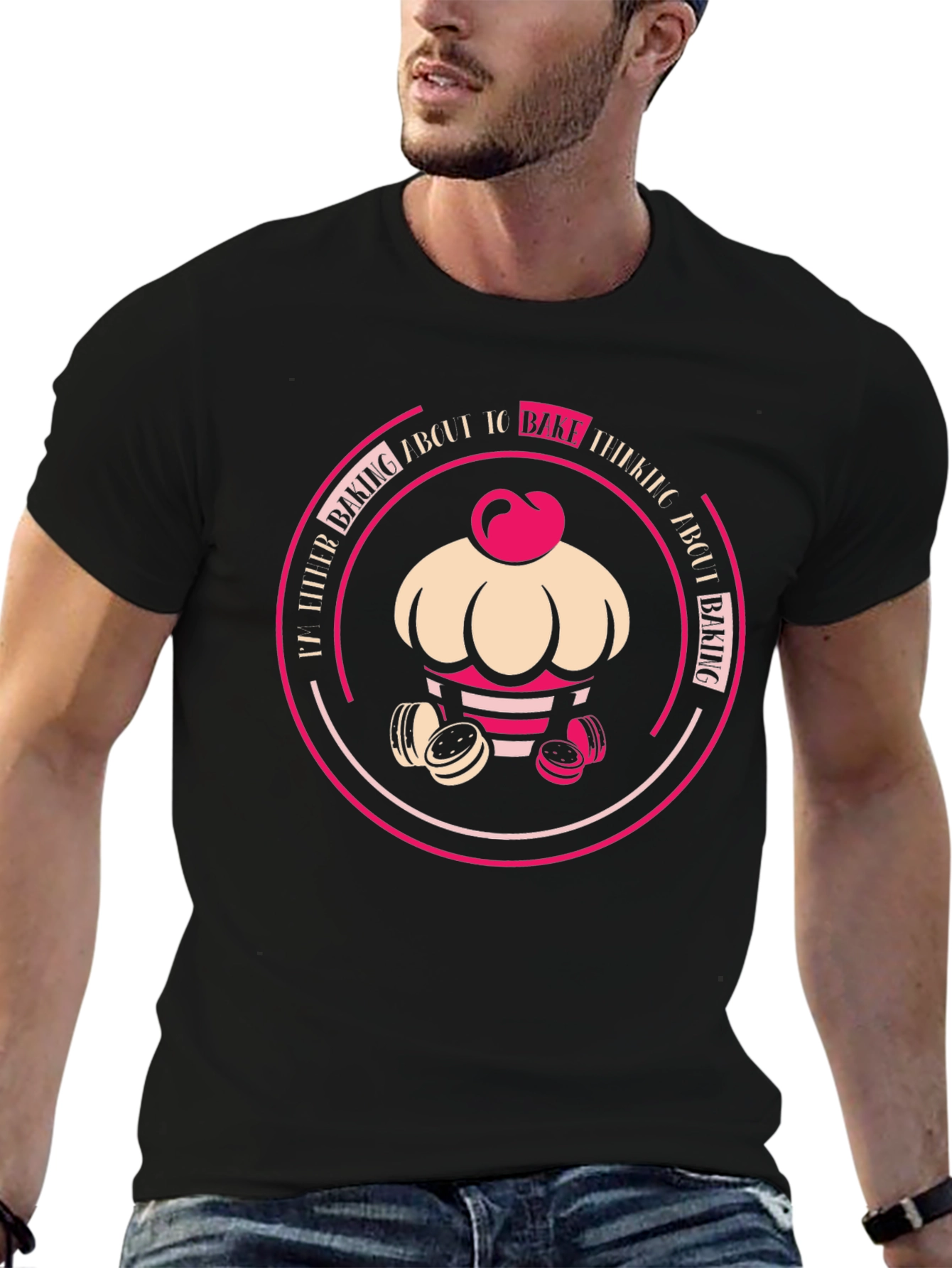 Baking Lovers Black T-Shirt