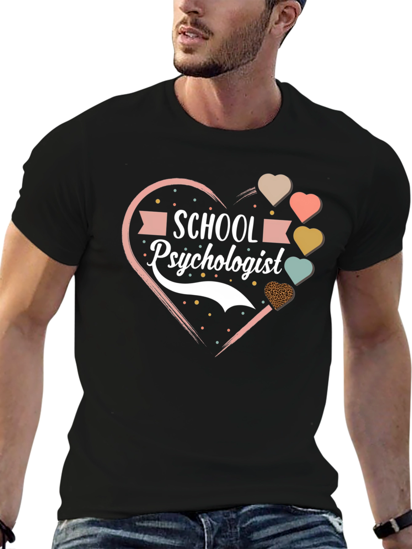 School Psychologist Heart T-Shirt