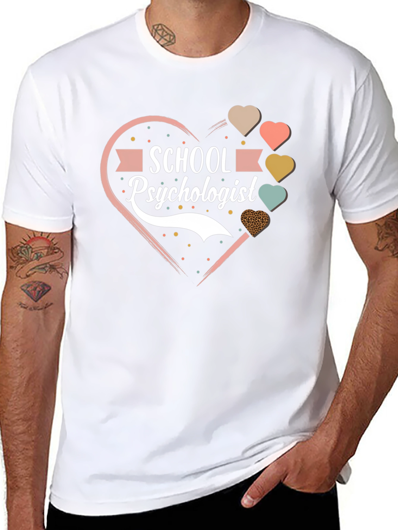 School Psychologist Heart T-Shirt