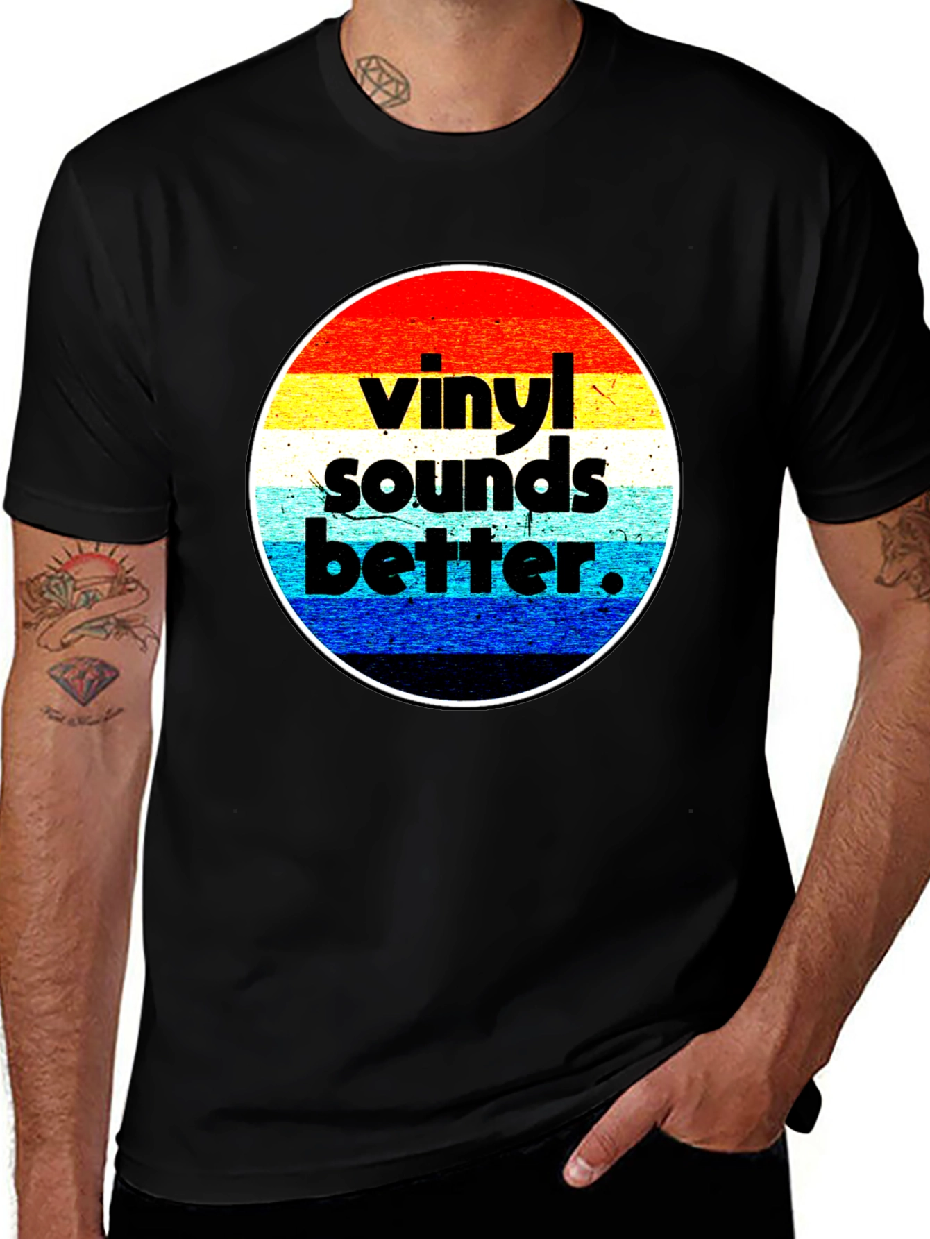 Vinyl Sounds Better Retro T-Shirt