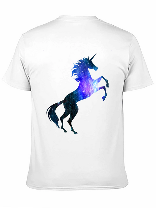 Galaxy Unicorn T-Shirt - Black Cotton Tee