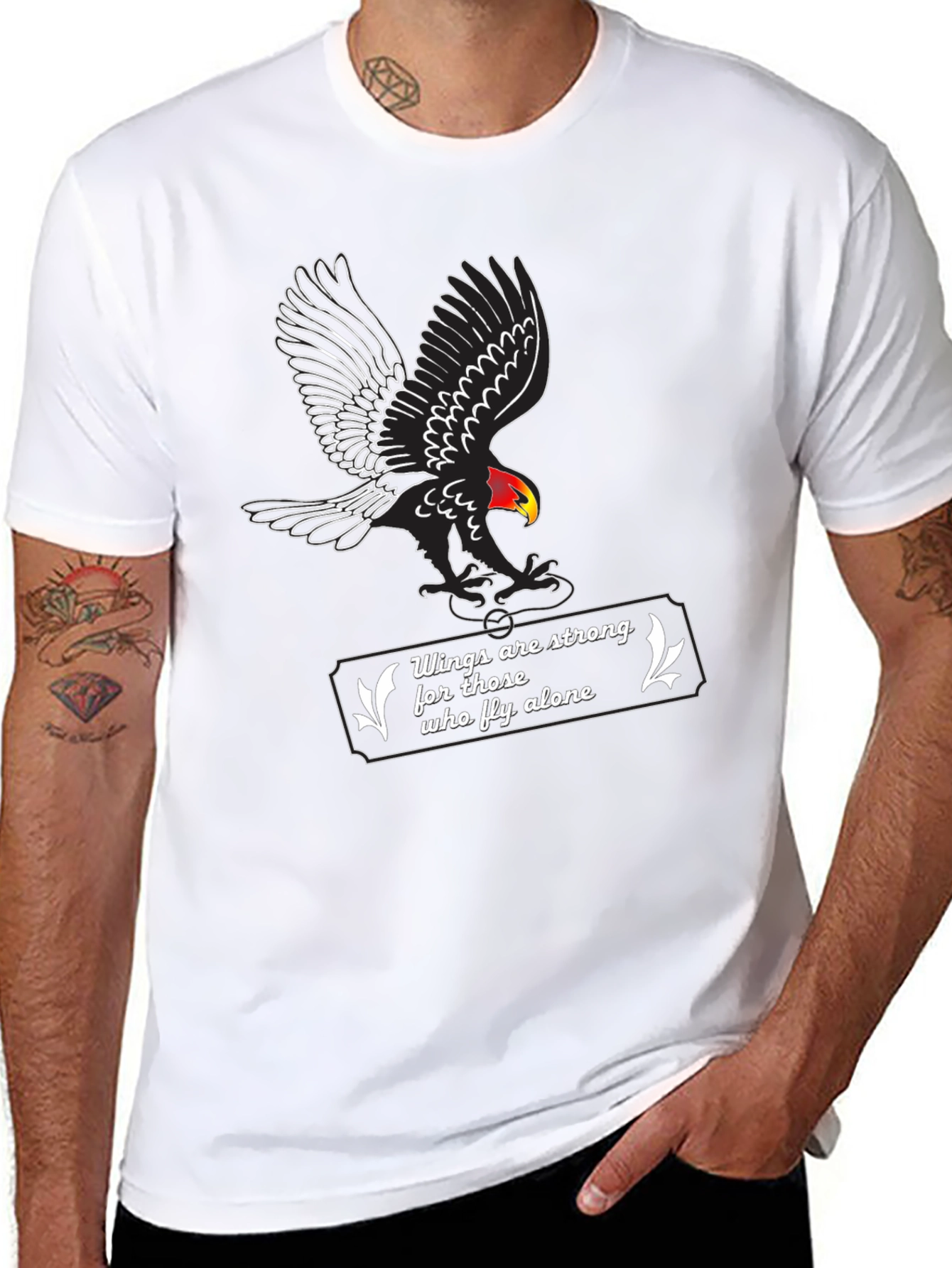 Eagle Wings Tee - Strong & Alone